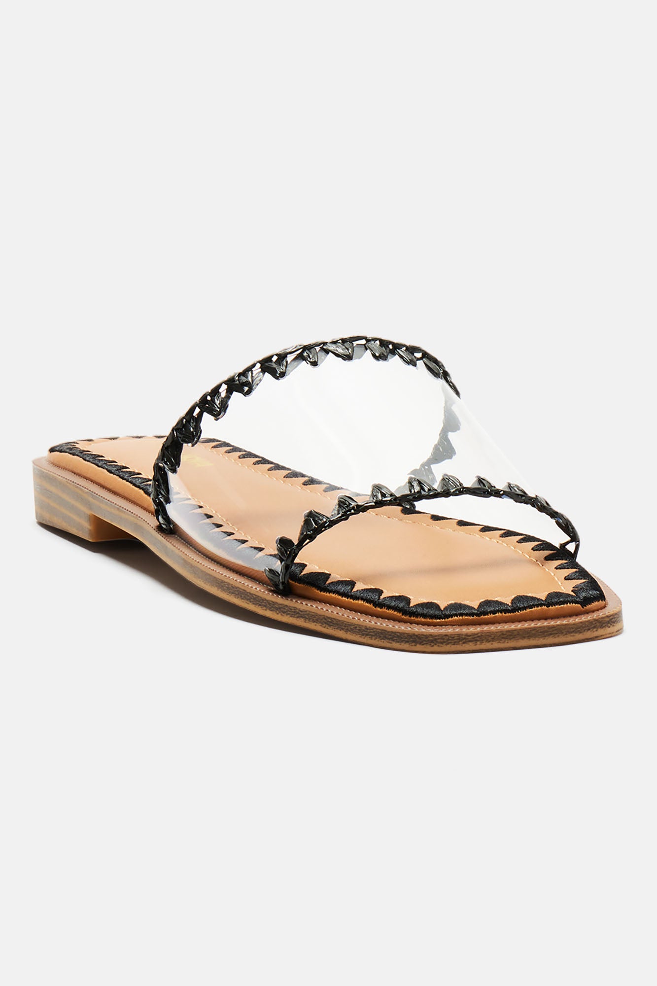 Alexia Flat Sandals - Black - Image 4