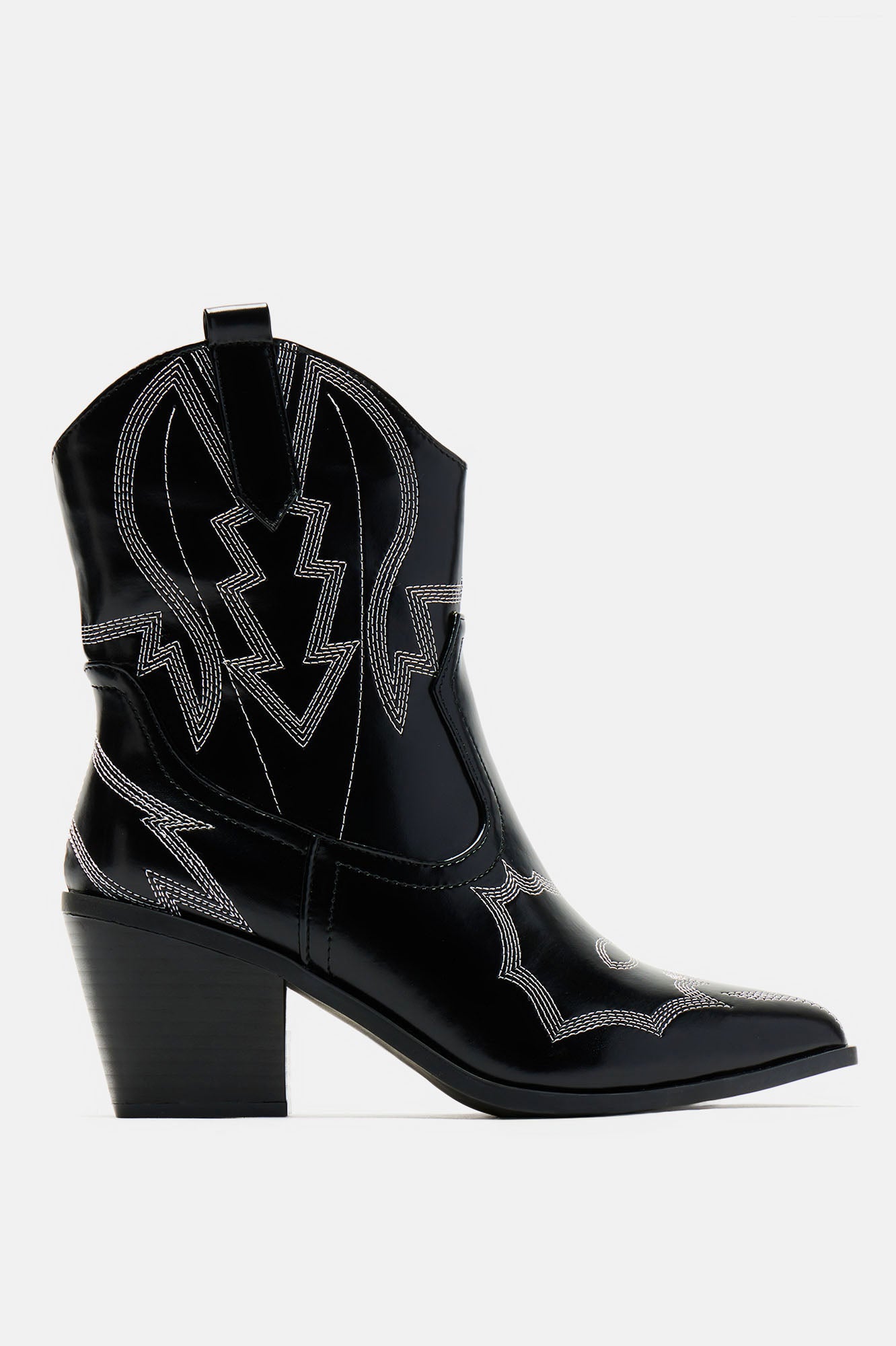 You And Me Cowboy Booties - Black - Image 5