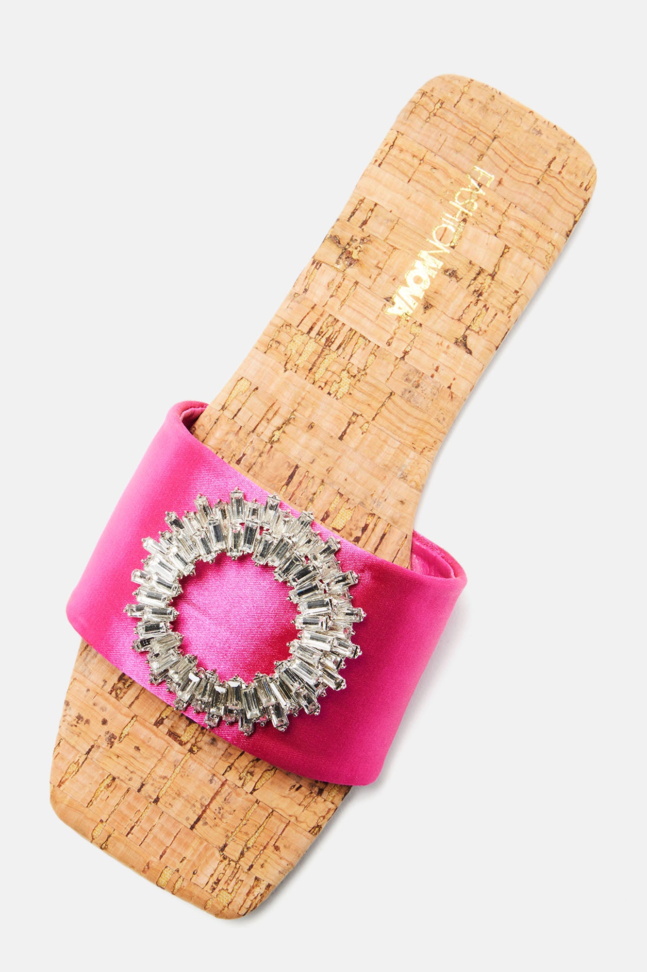 Don't Forget Me Flat Sandals - Hot Pink - Image 3