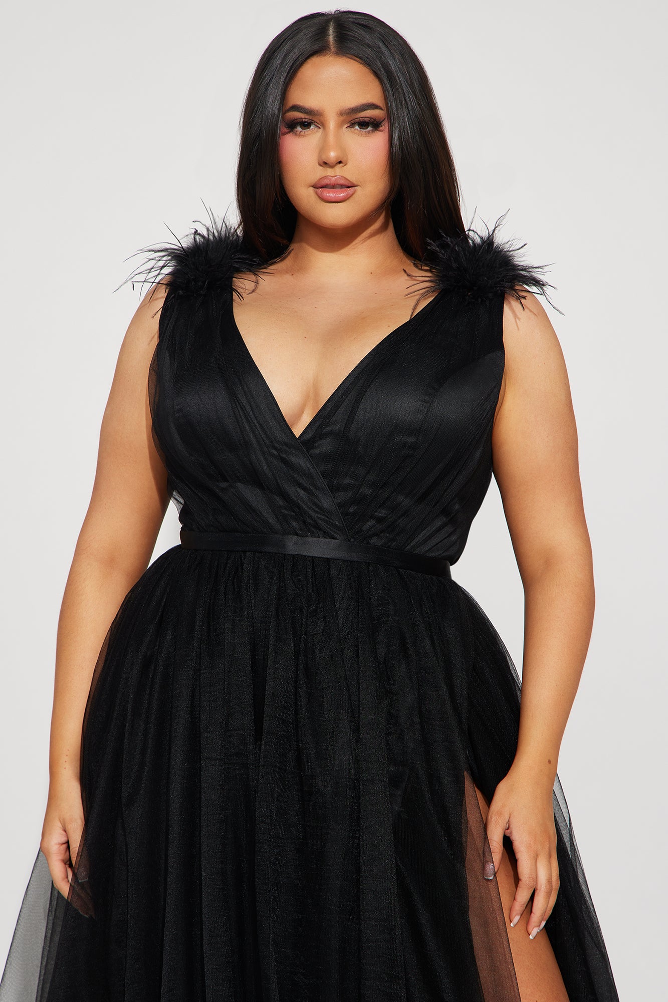 Amelia Tulle Gown - Black - Image 5