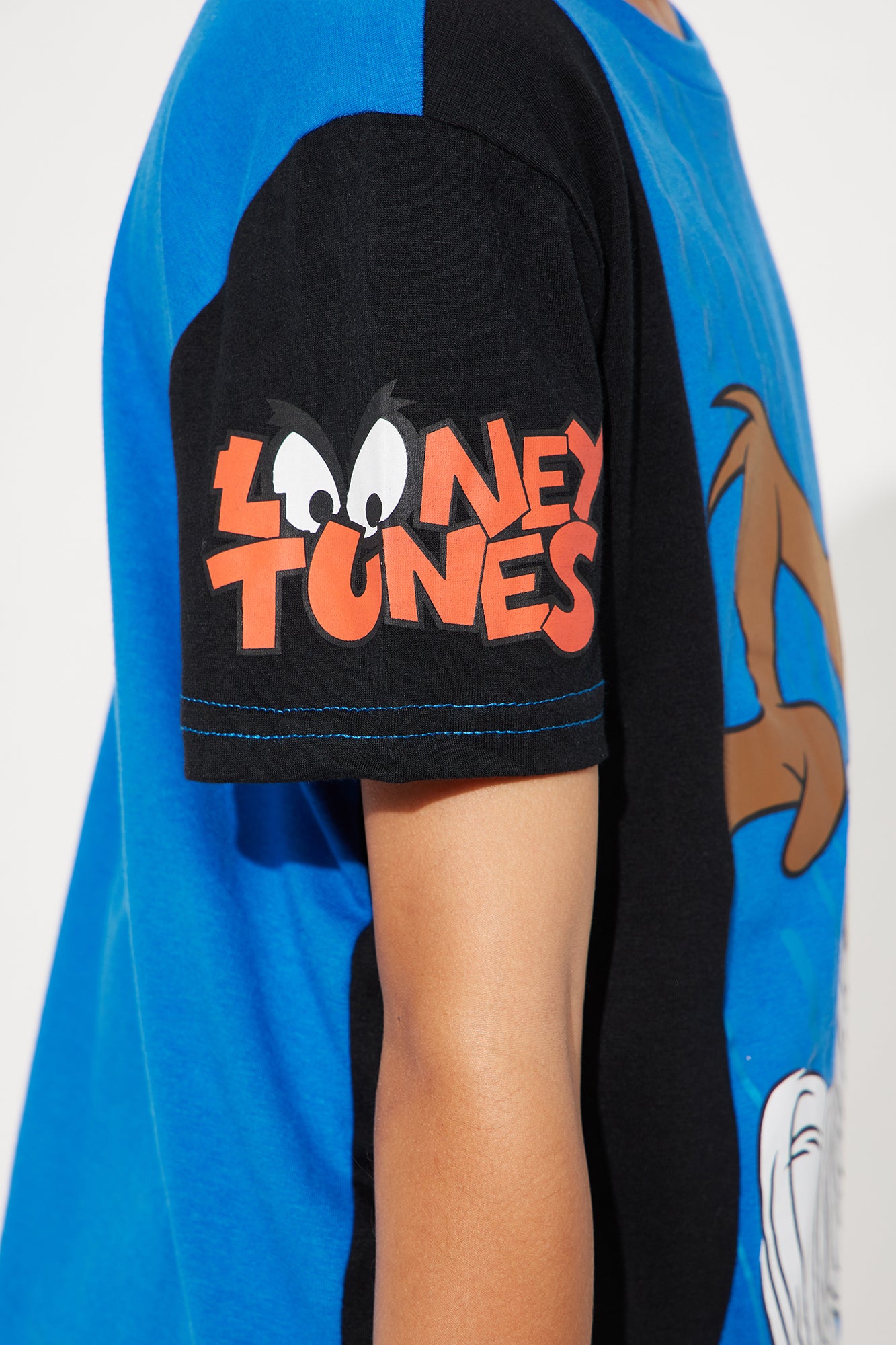 Mini Taz Colorblock Tee - Royal/combo - Image 4