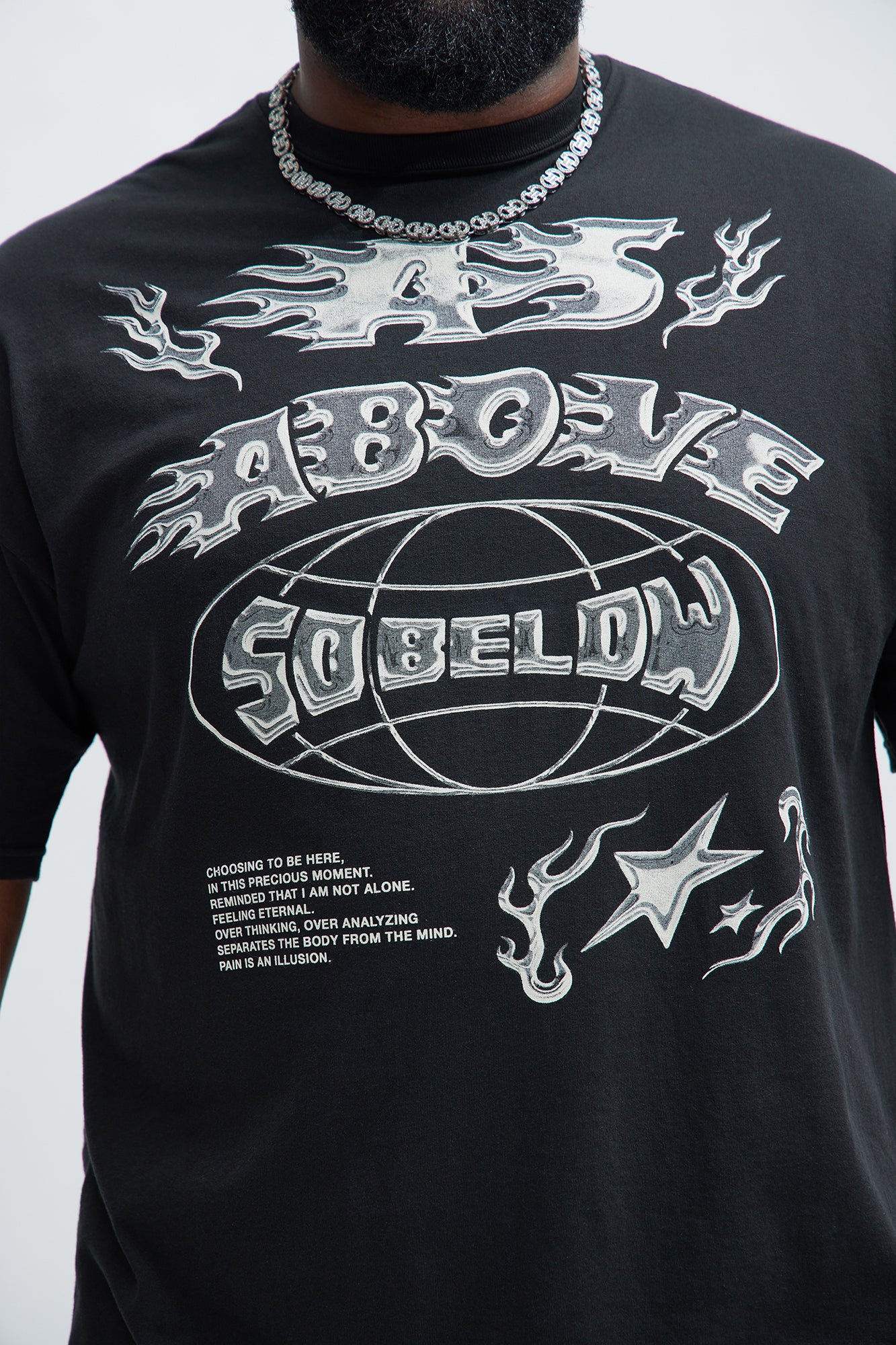 As Above So Below Short Sleeve Tee - Black - Image 5