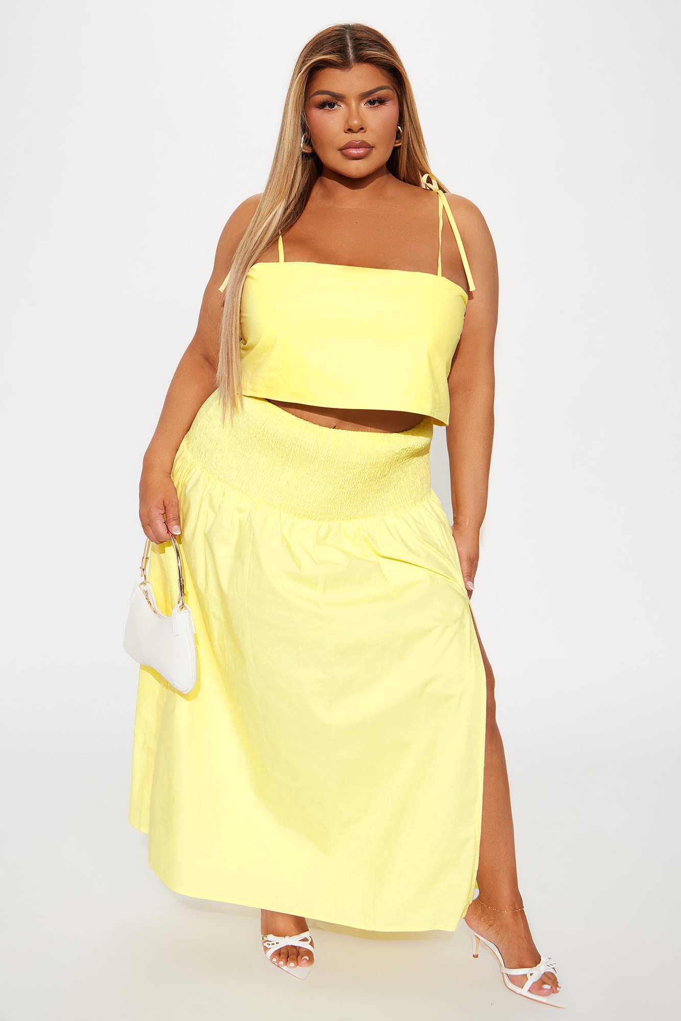 Feeling The Sunshine Skirt Set - Yellow - Image 4