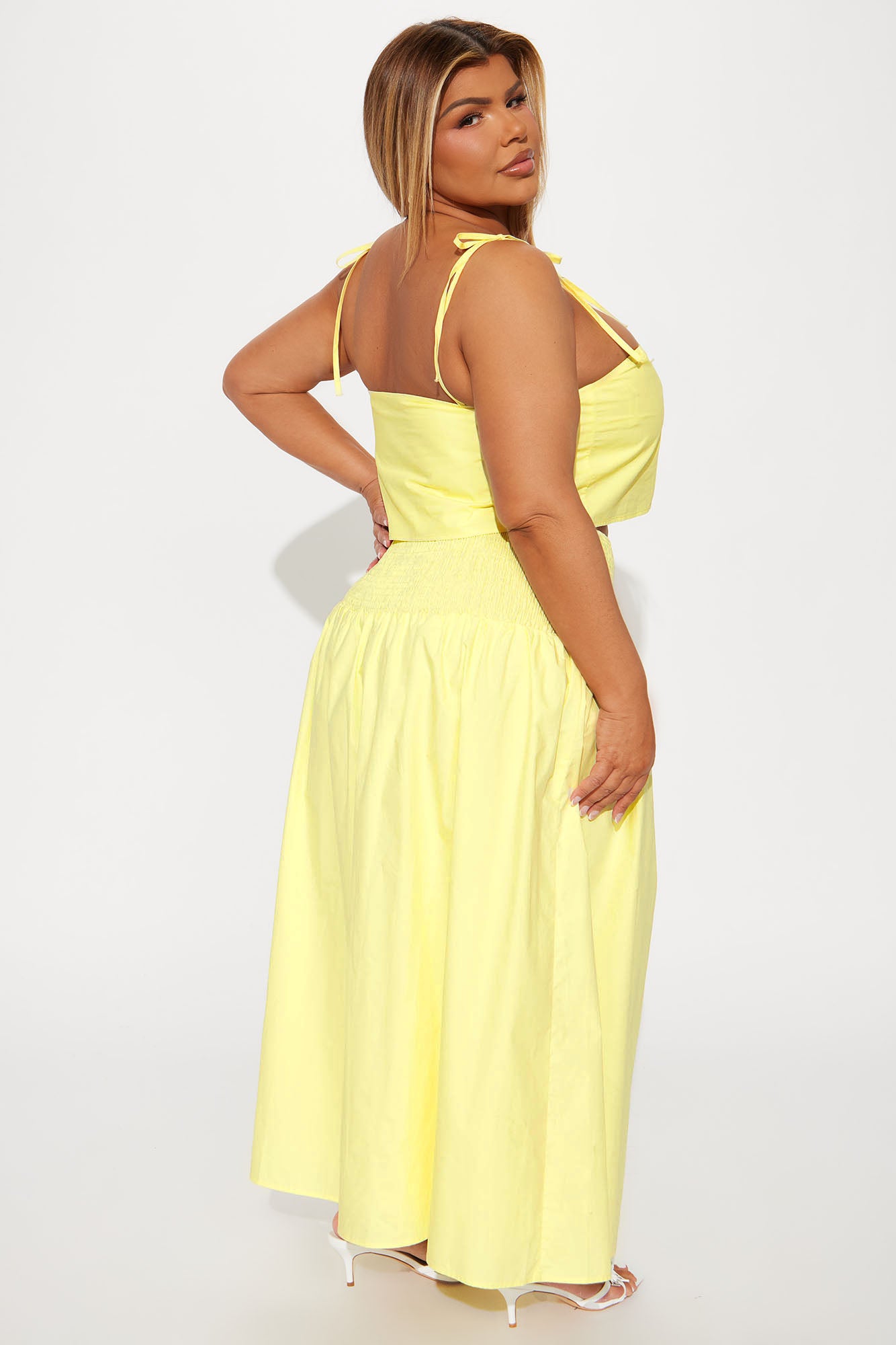 Feeling The Sunshine Skirt Set - Yellow - Image 6