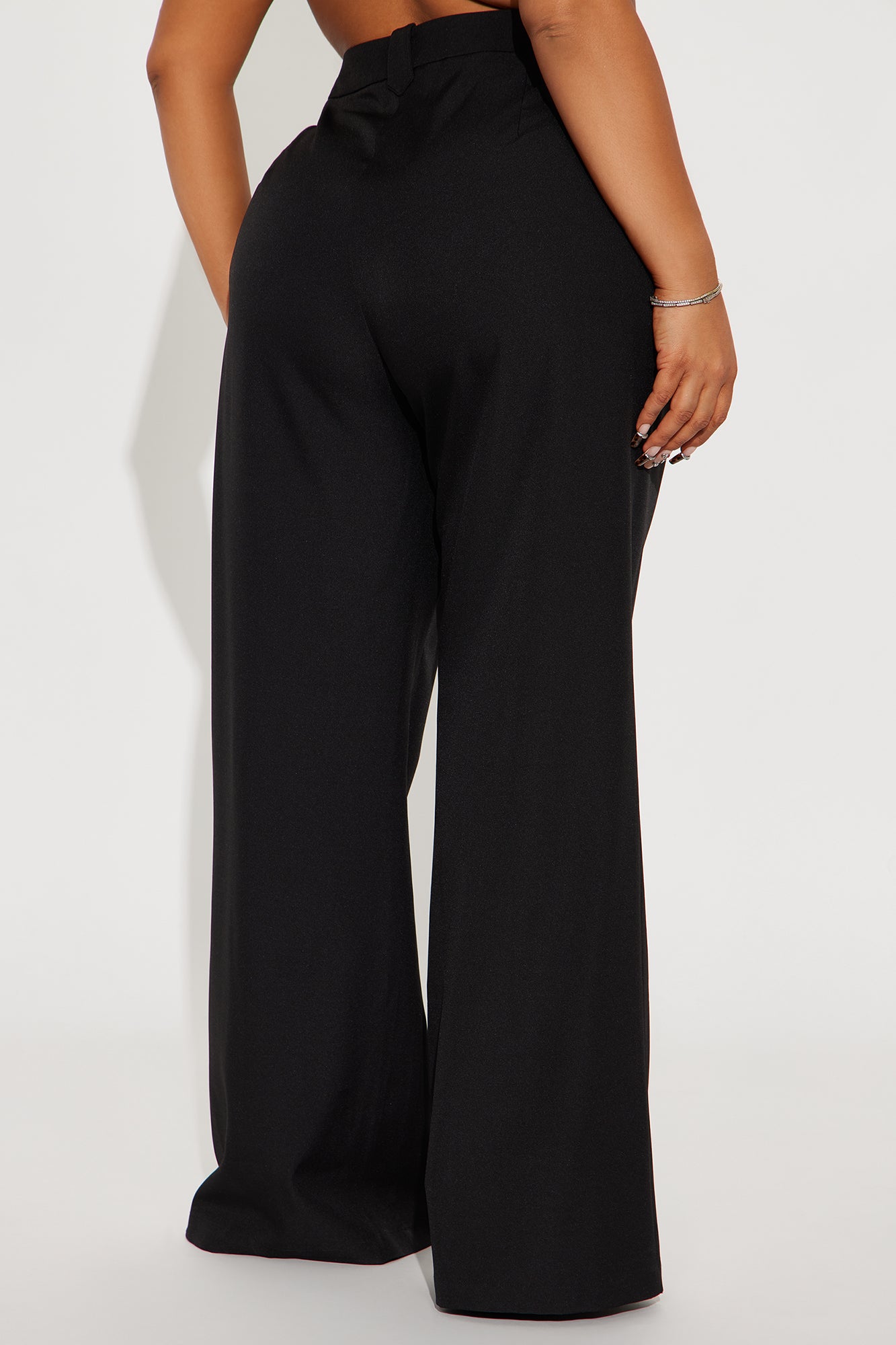 Delancey Flared Trouser - Black - Image 6