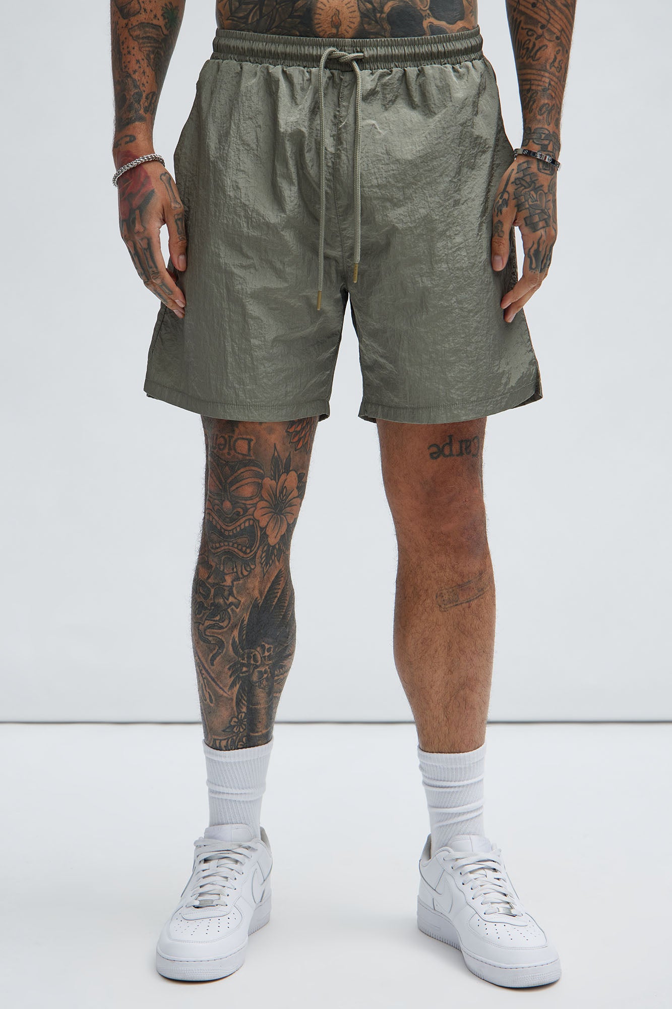 Bro Down Shorts - Sage - Image 3