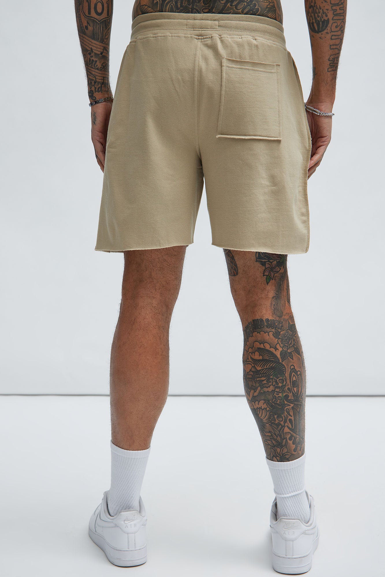 Art Dept Sweatshorts - Khaki - Image 5