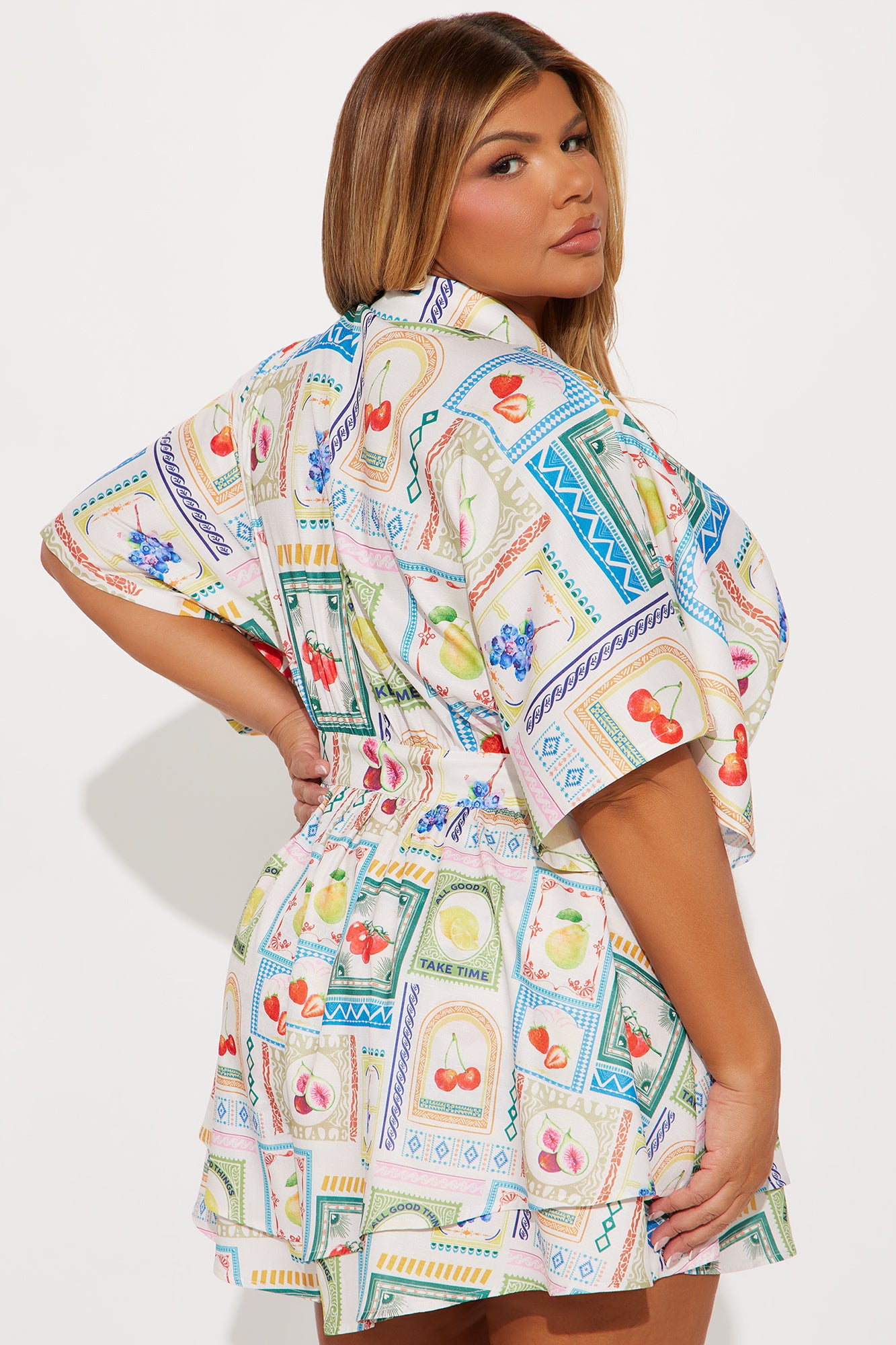 Up My Game Romper - White/combo - Image 6