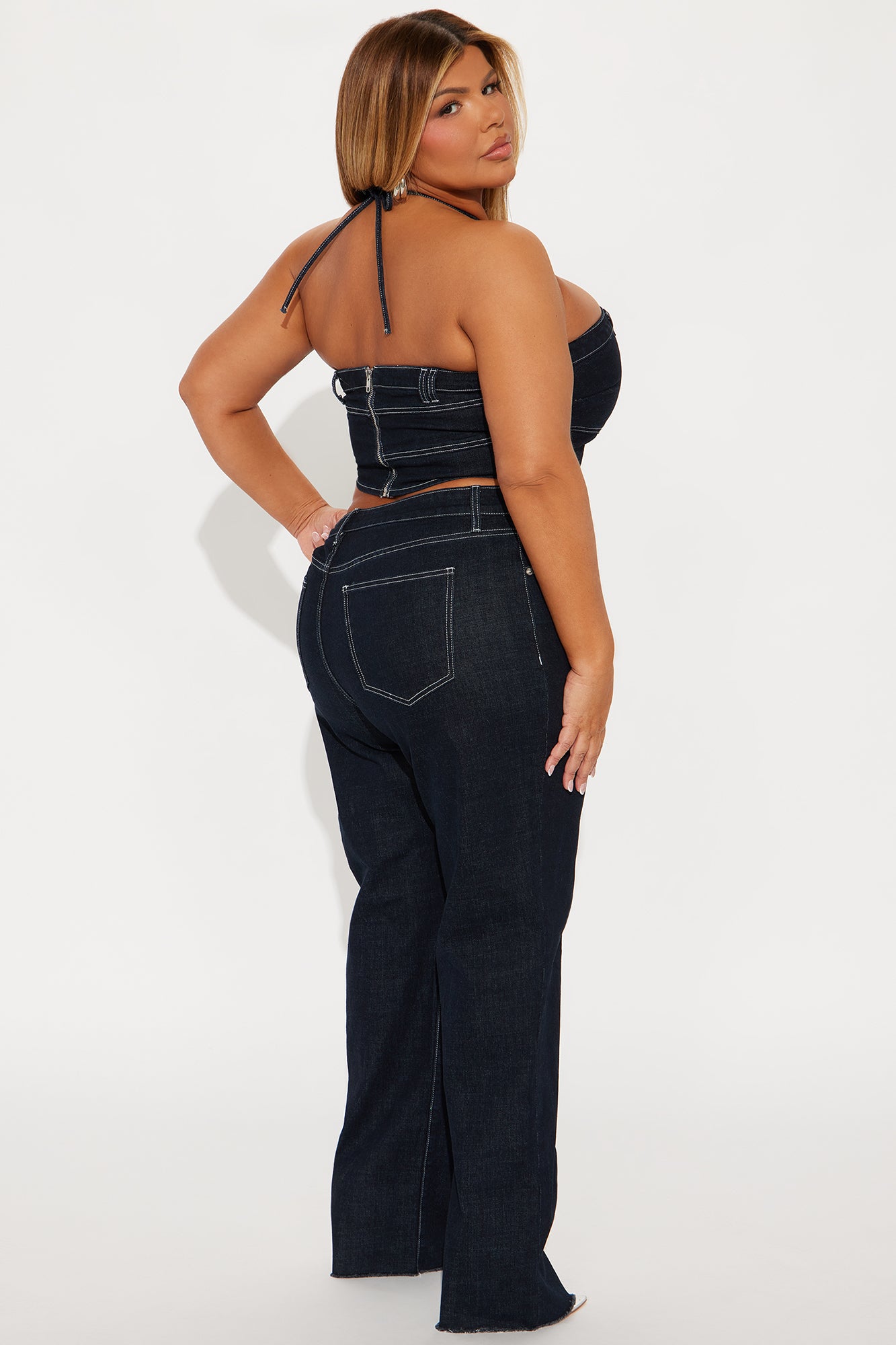 Next Level Denim Pant Set - Dark Wash - Image 7