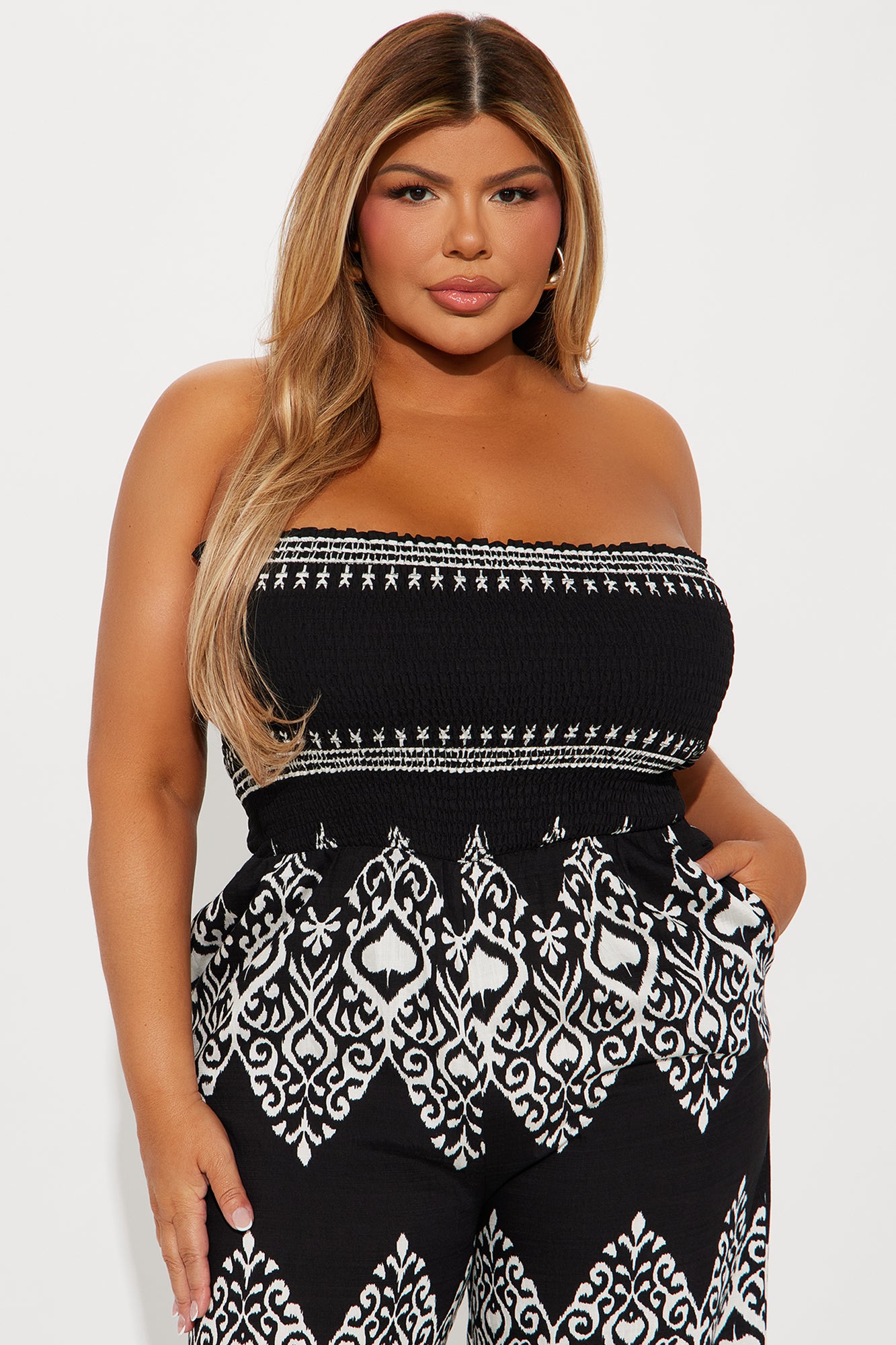 Can't Blend In Jumpsuit - Black/combo - Image 5