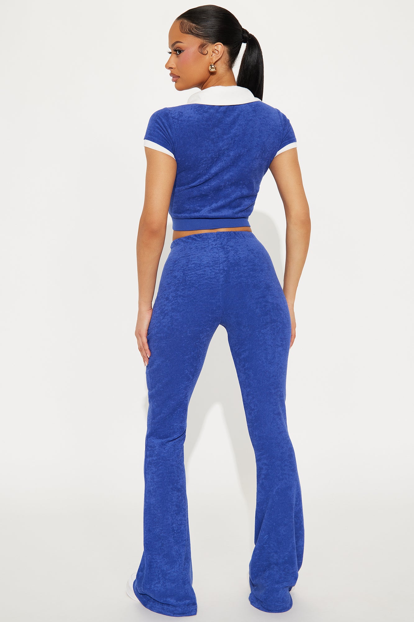 95 Babe Flare Pant Set - Navy/combo - Image 3
