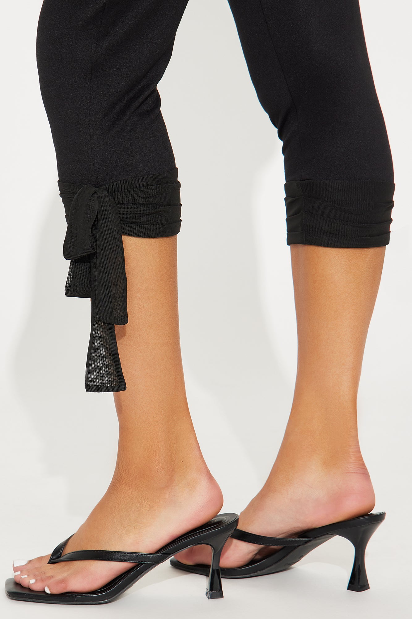 In The Moment Capri Jumpsuit - Black - Image 4