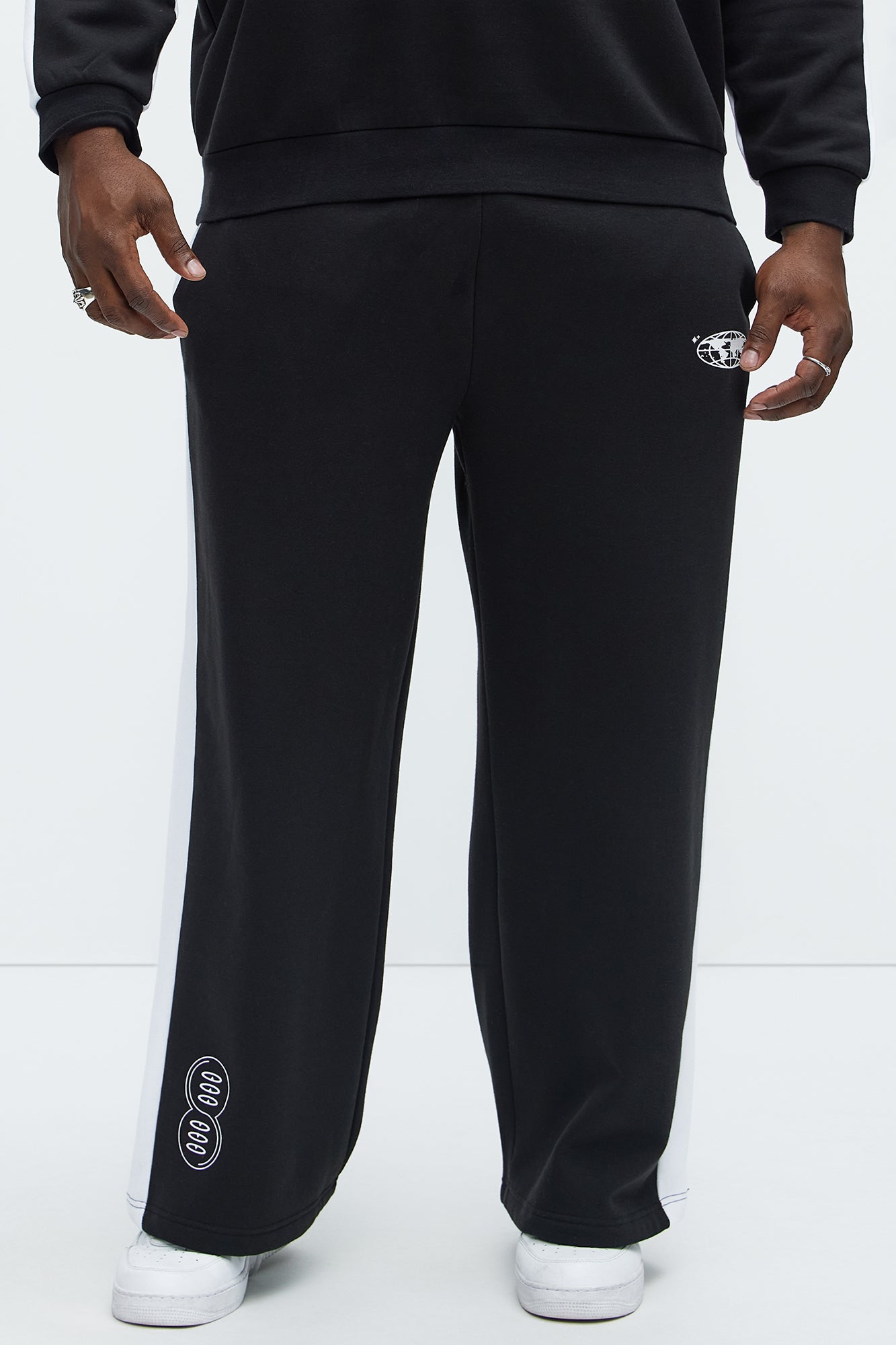 Strive Sweatpants - Black/White - Image 7