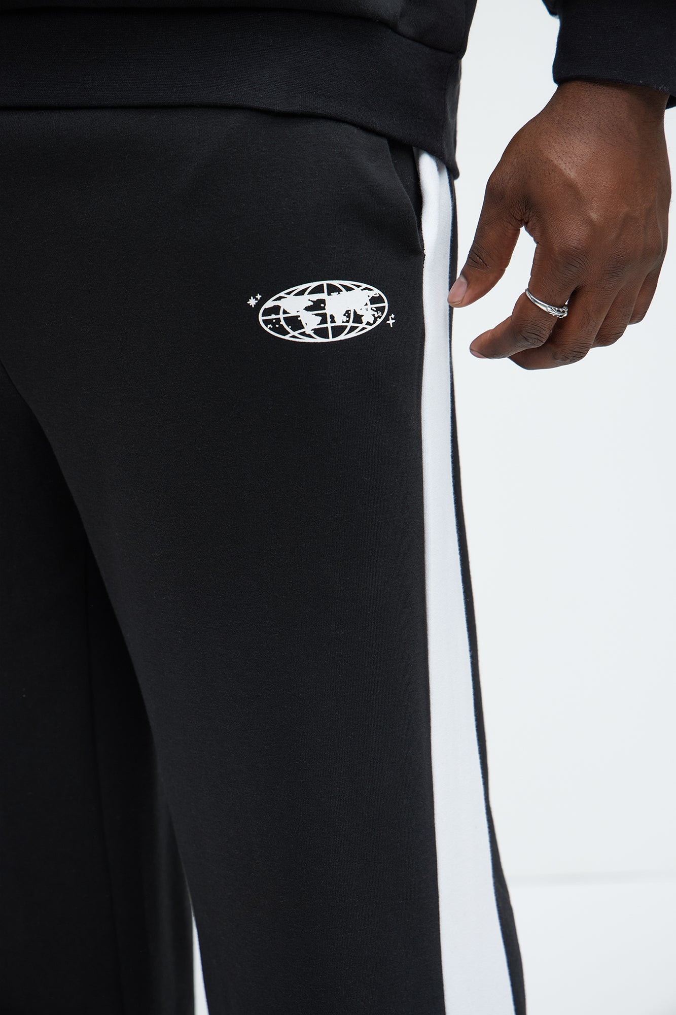 Strive Sweatpants - Black/White - Image 10