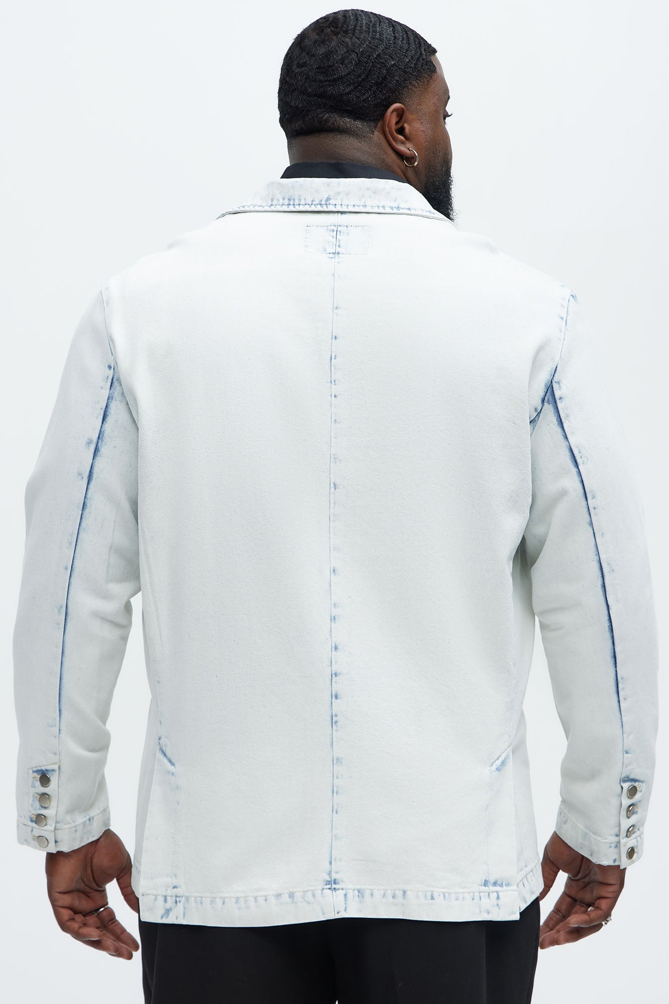 Congreve Denim Blazer - Light Wash - Image 9