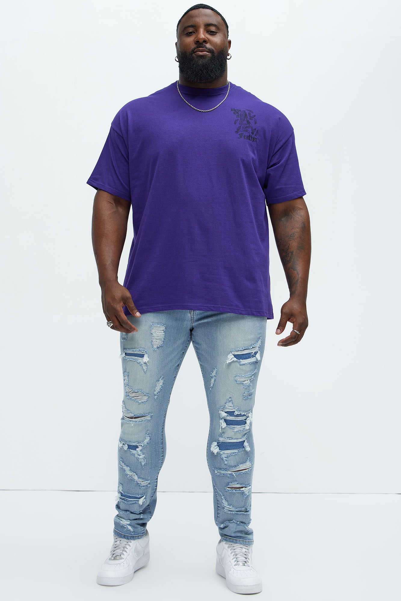 Birds Of A Feather Short Sleeve Tee - Purple - Image 7