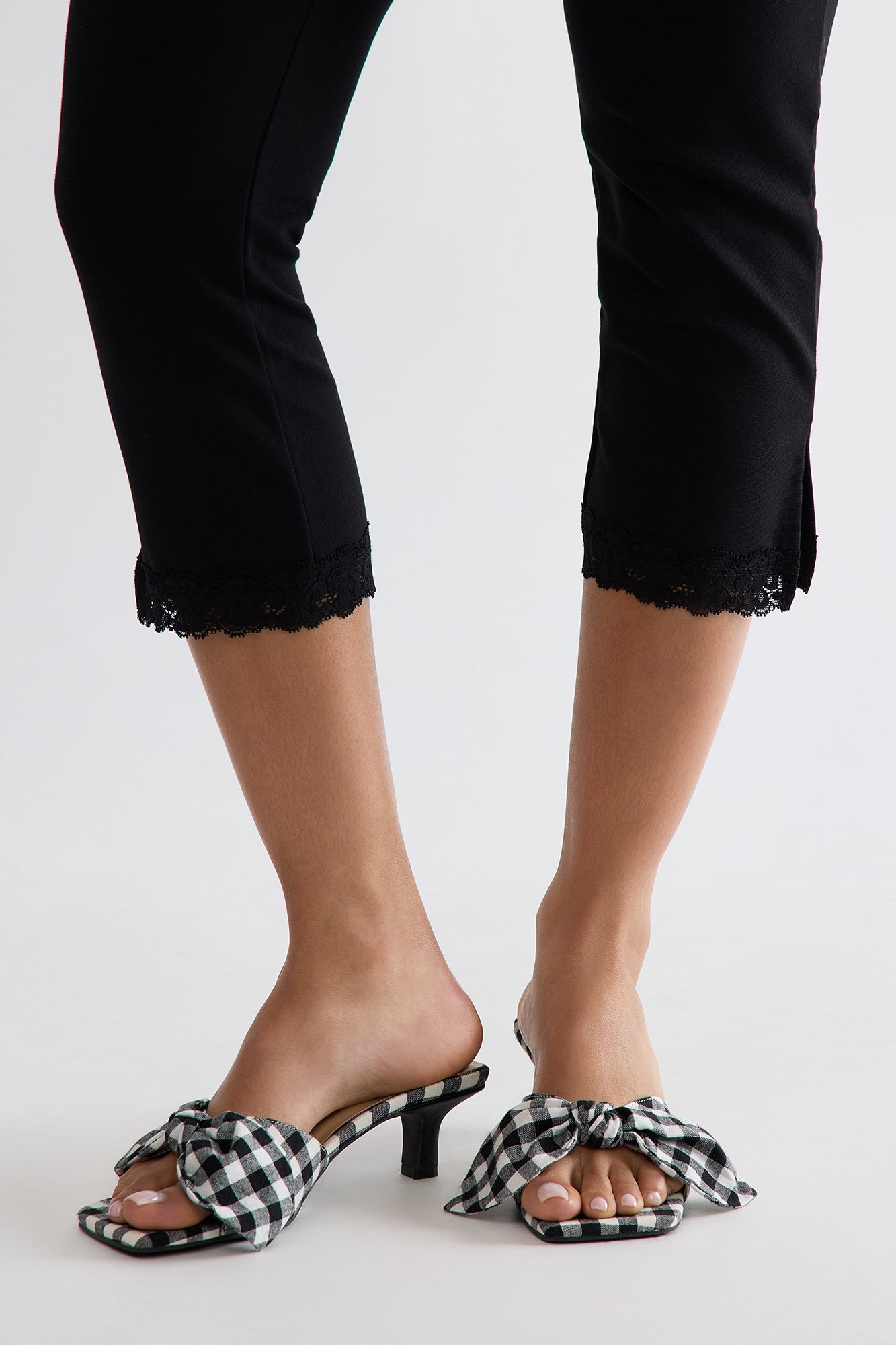 Magnolia Kitten Heels - Black/combo - Image 3