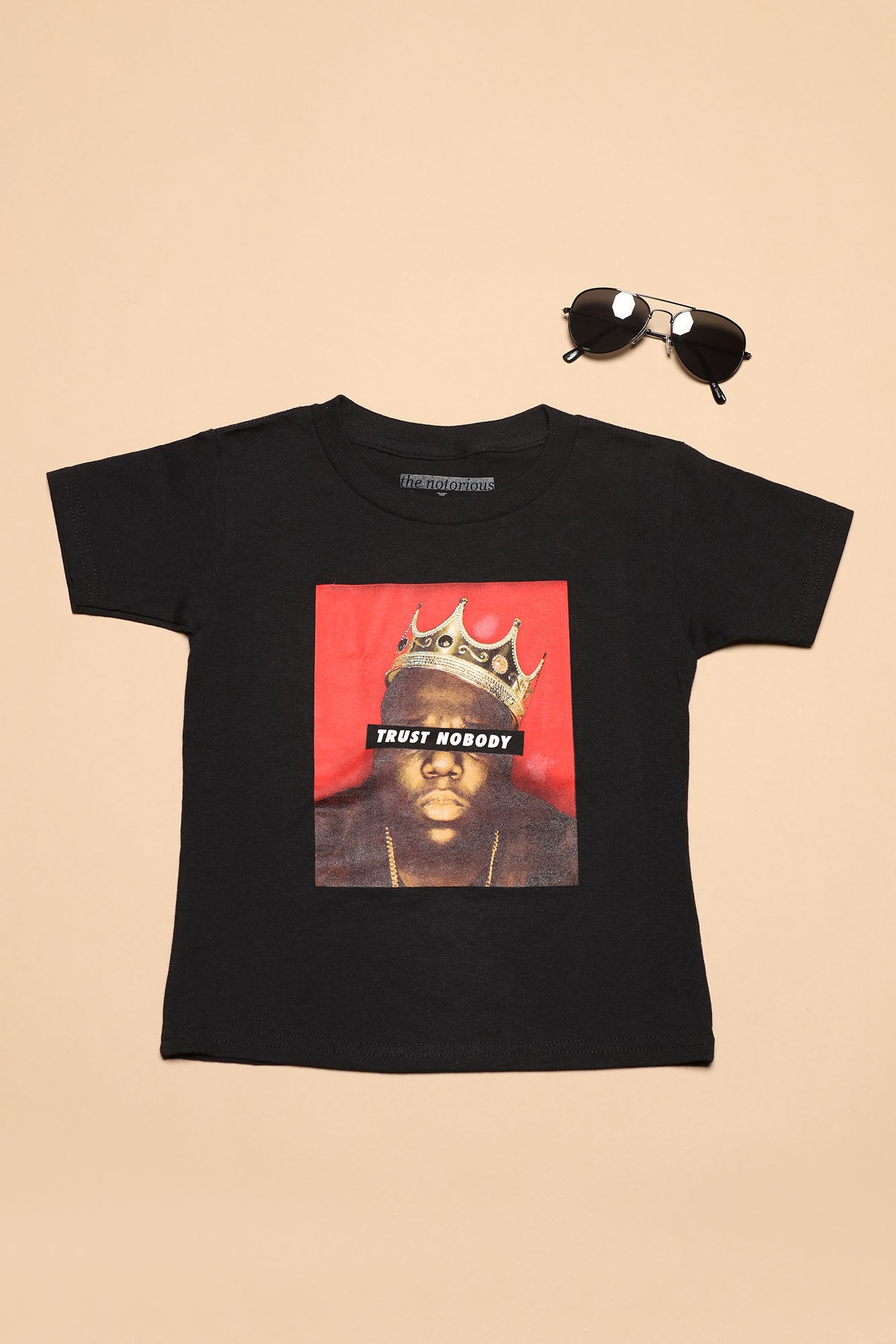 Mini Trust Nobody Short Sleeve Tee - Black - Image 6