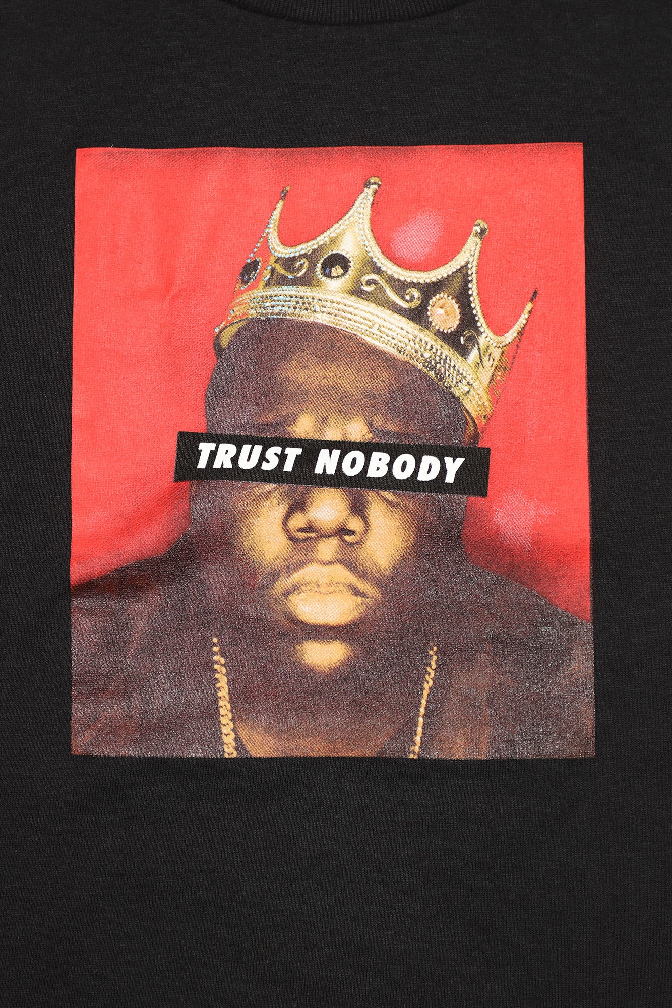 Mini Trust Nobody Short Sleeve Tee - Black - Image 7