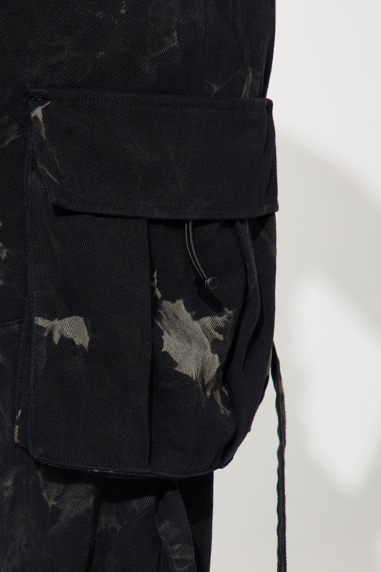Level You Up Mineral Wash Cargo Pant - Black/combo - Image 8