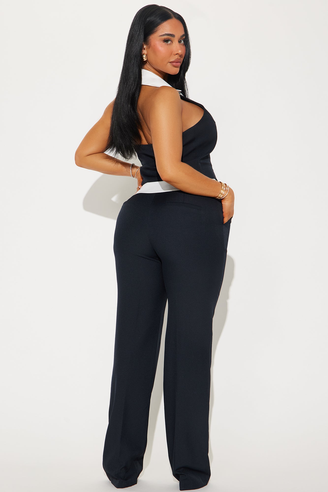 Yes Your Honor Vest Pant Set - Navy - Image 3
