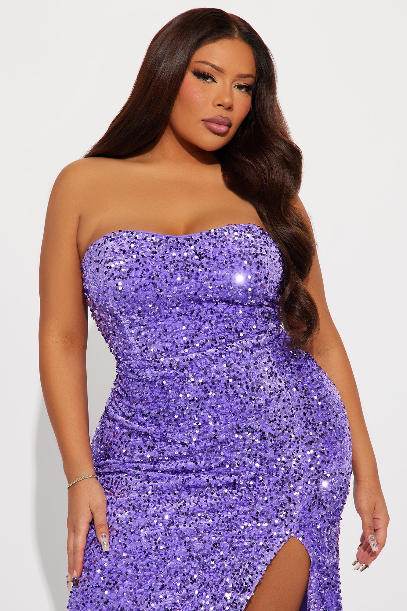 Dahlia Sequin Gown - Lavender - Image 5