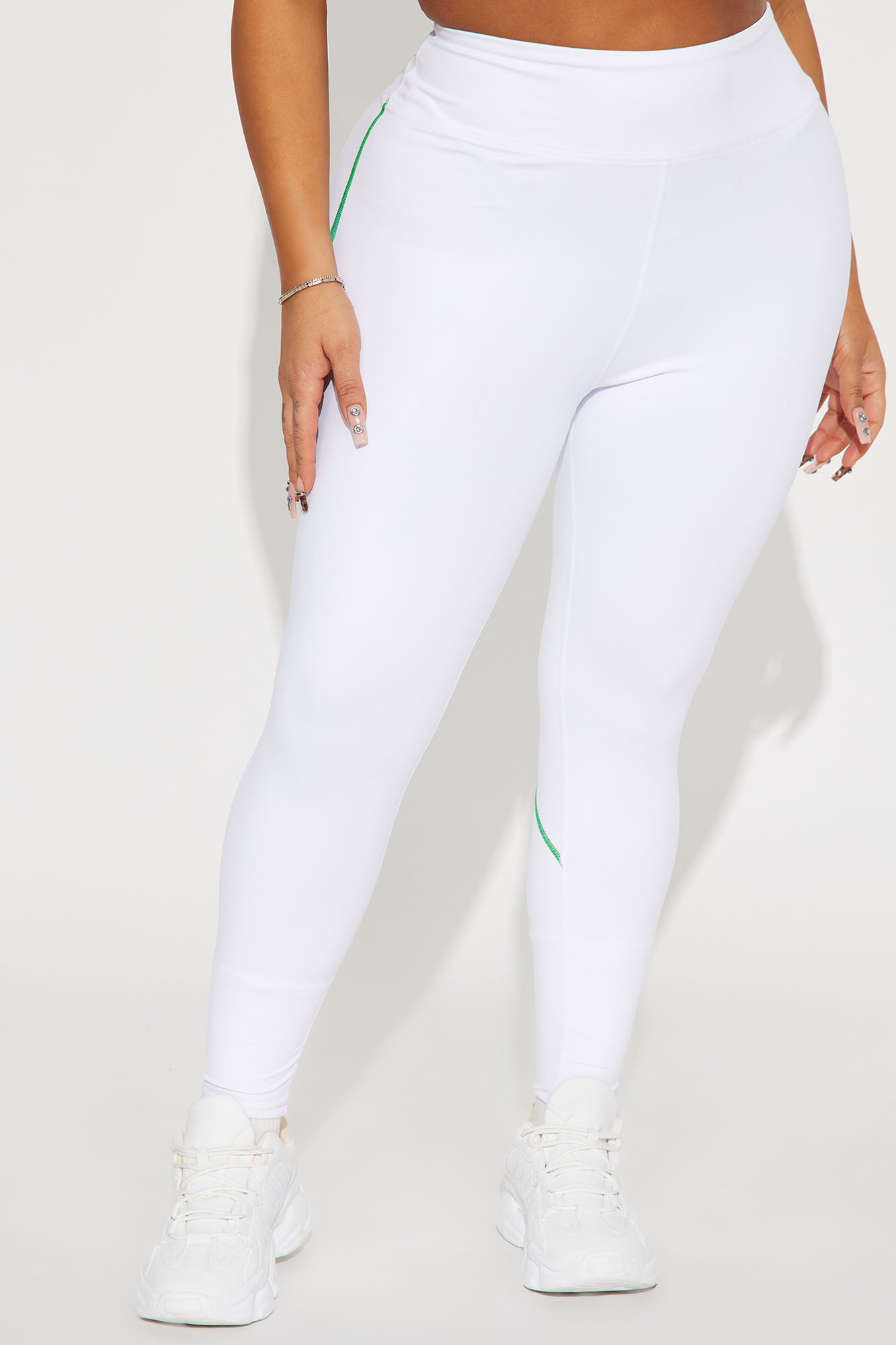 Courtside Cool Active Legging - White - Image 5
