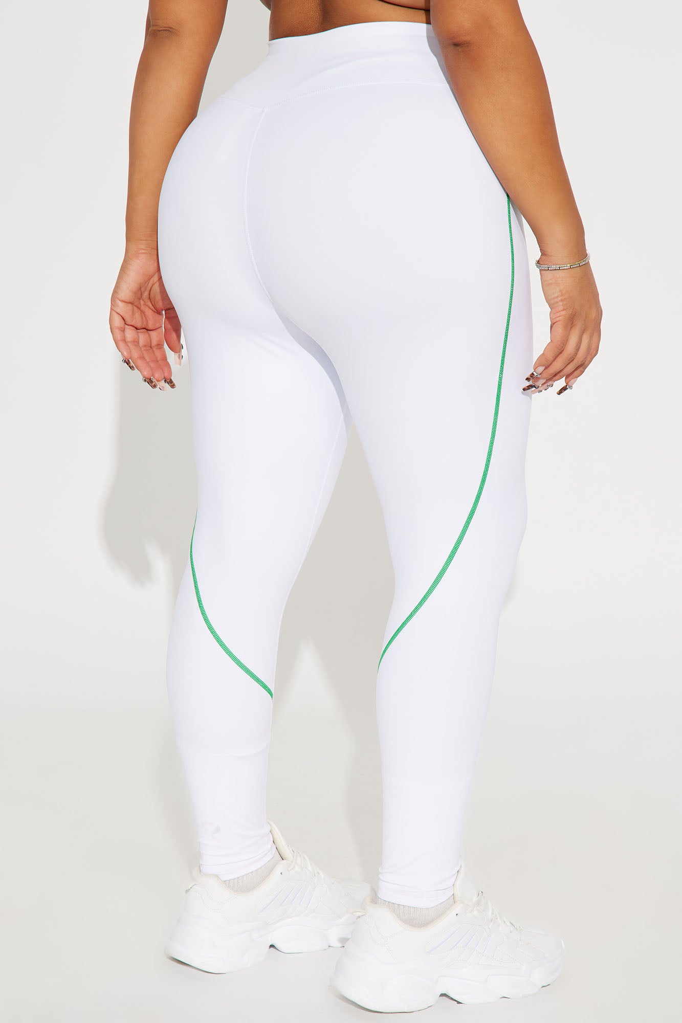 Courtside Cool Active Legging - White - Image 6