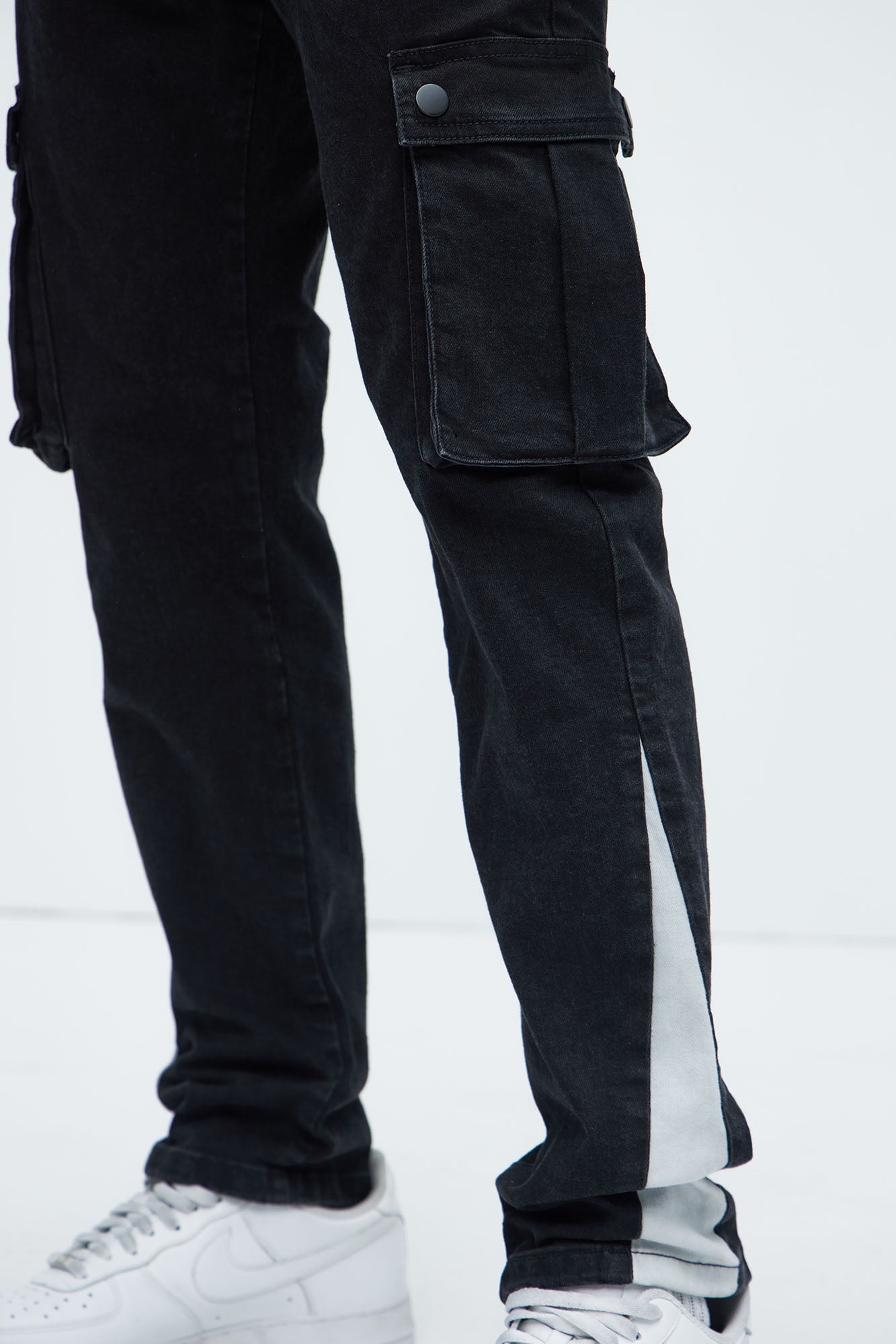 Carried Cargo Slim Jeans - Black - Image 5