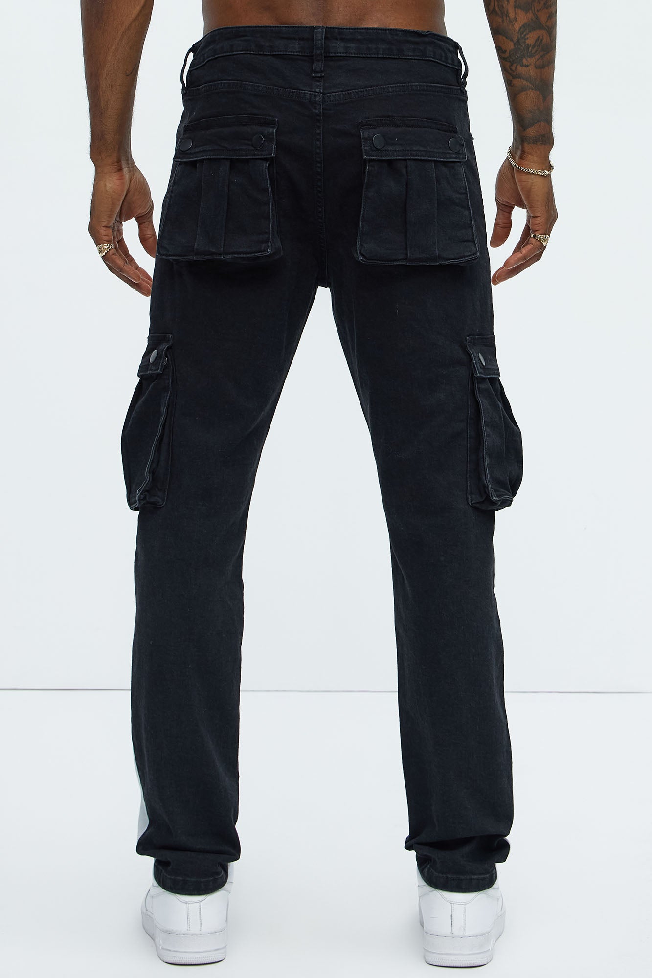 Carried Cargo Slim Jeans - Black - Image 6