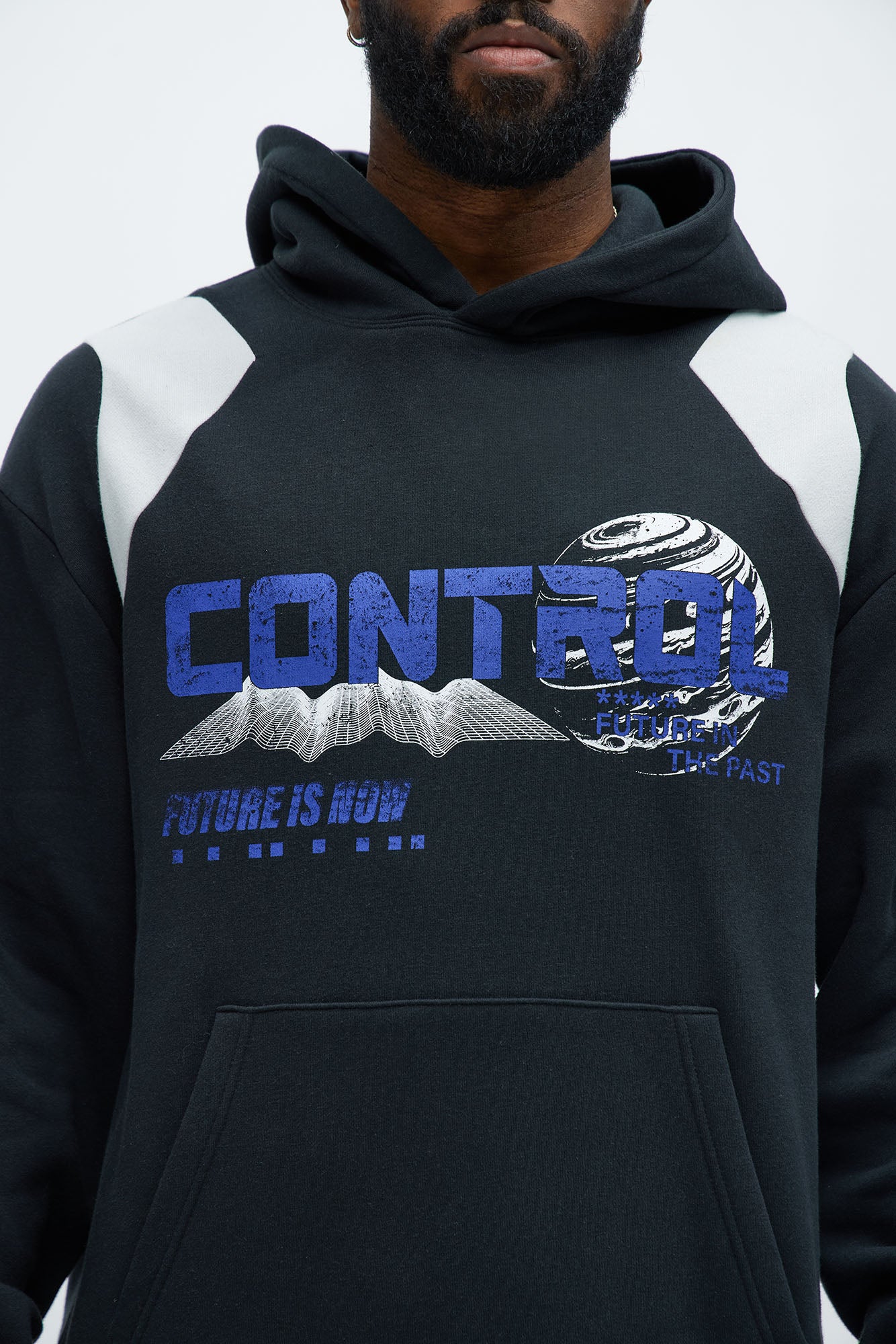 The Future Is Now Hoodie - Black/Grey - Image 4