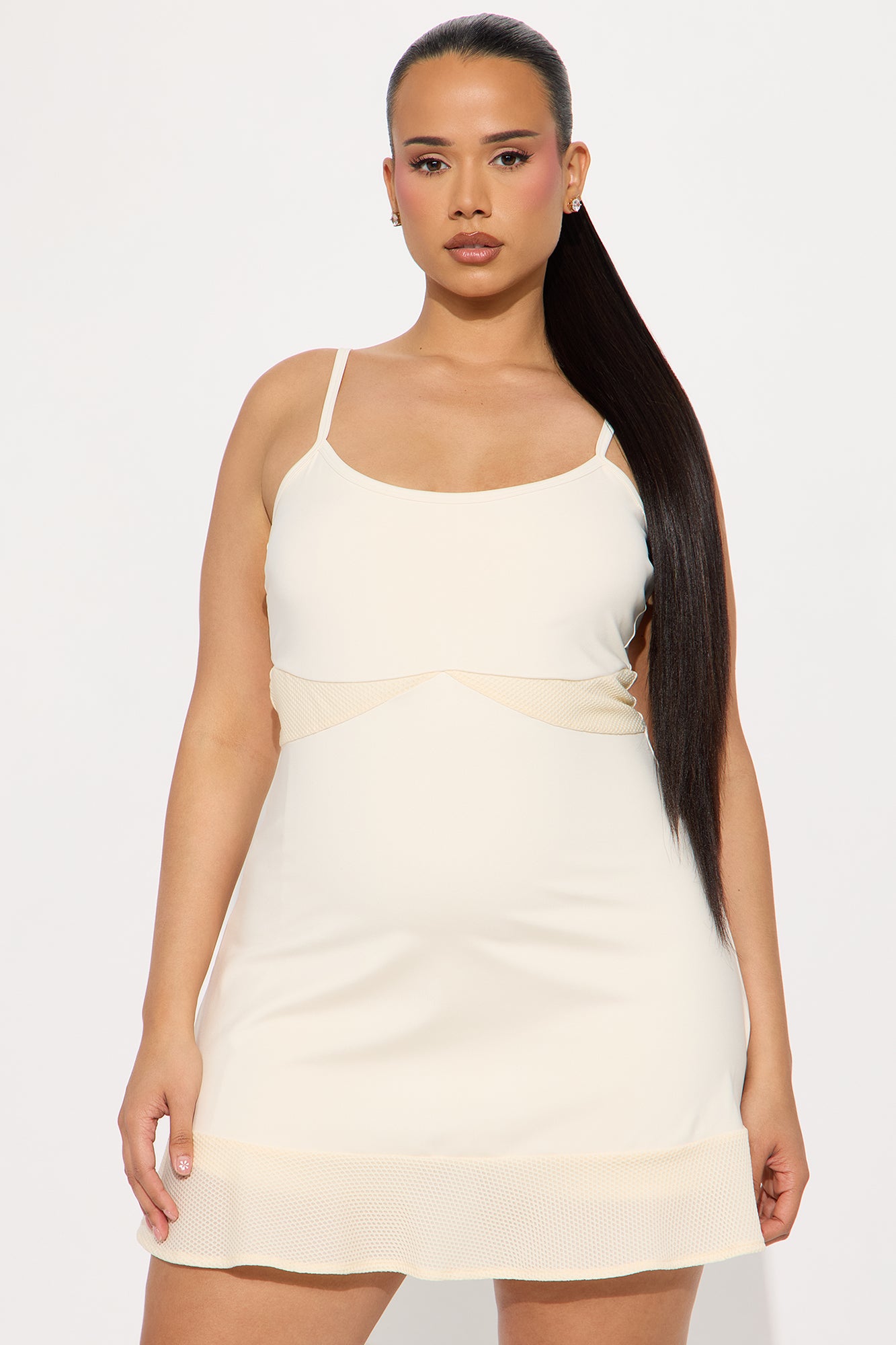 Country Club Elevate Active Dress - Cream - Image 7