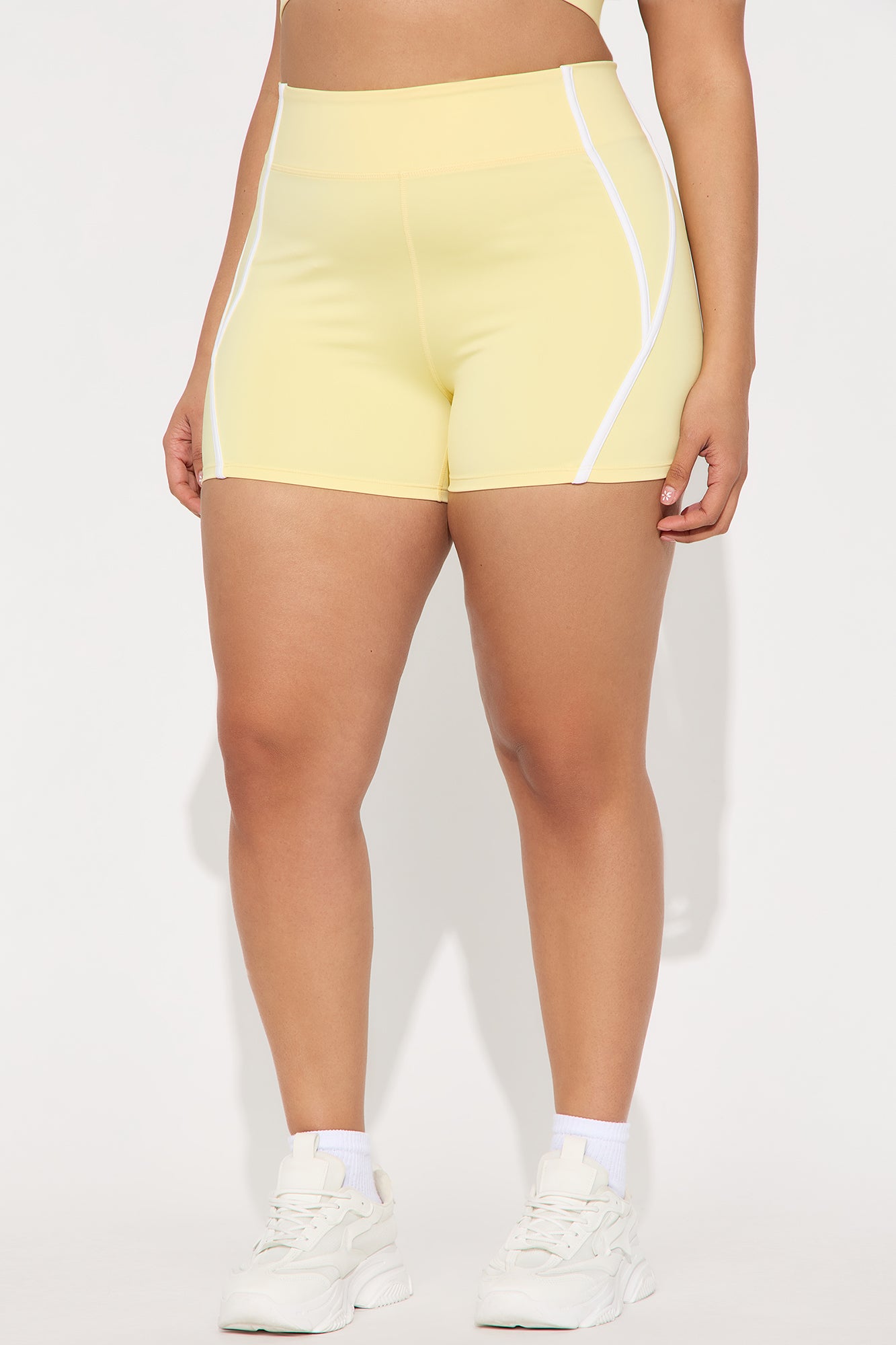 Match Maker Elevate Biker Short - Butter Yellow - Image 6