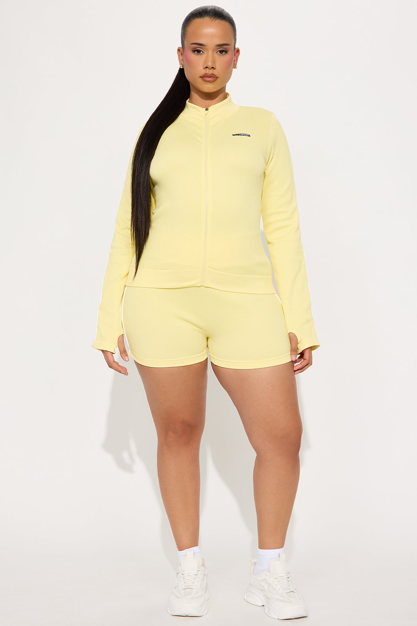 Court Cutie Effortless Seamless Active Jacket - Butter Yellow - Image 6
