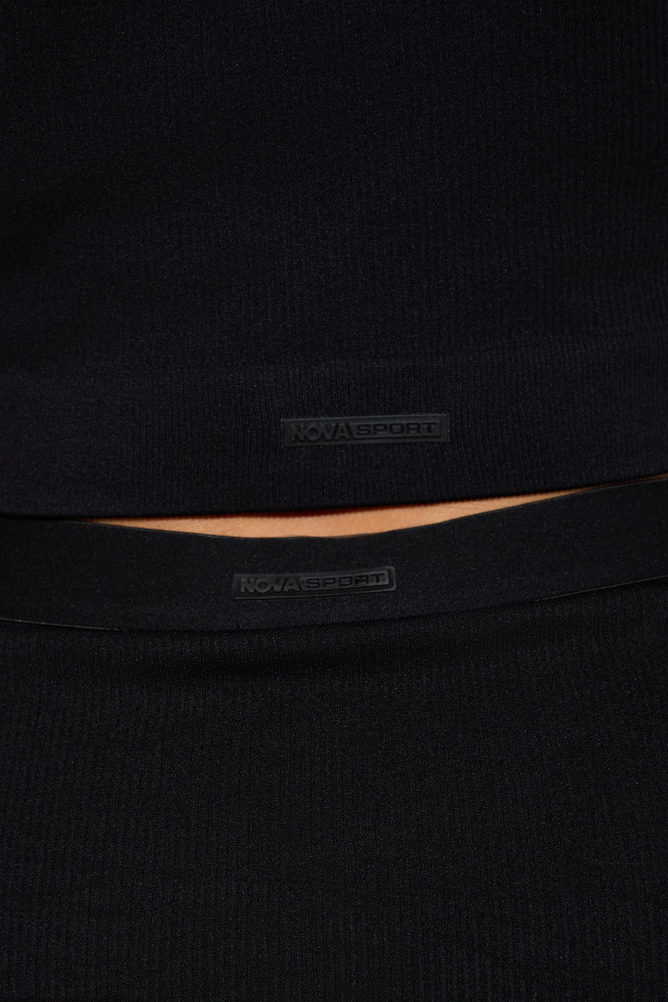 Members Only Effortless Seamless Active Top - Black - Image 7