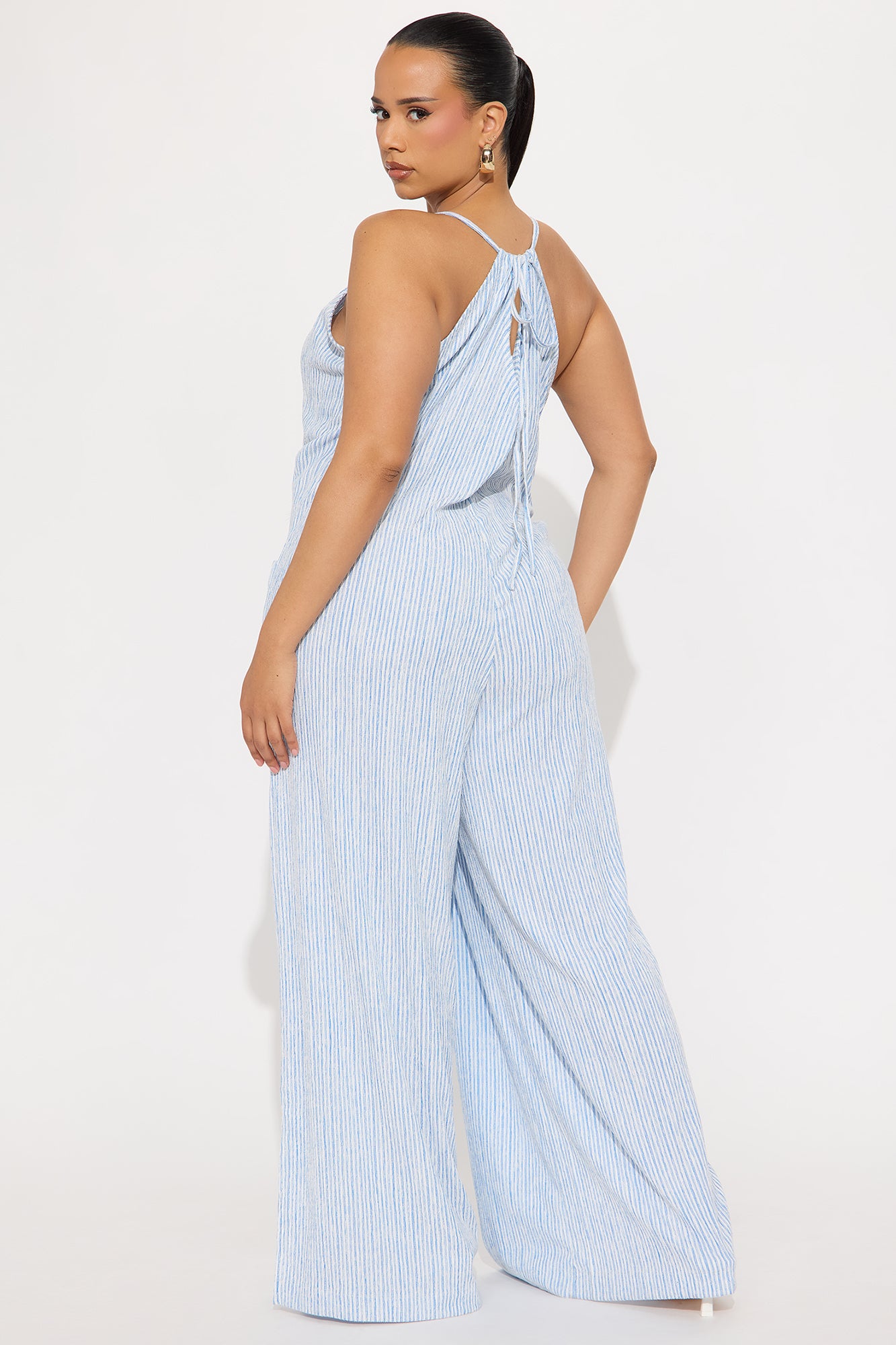Beachside Cutie Jumpsuit - Blue/combo - Image 6