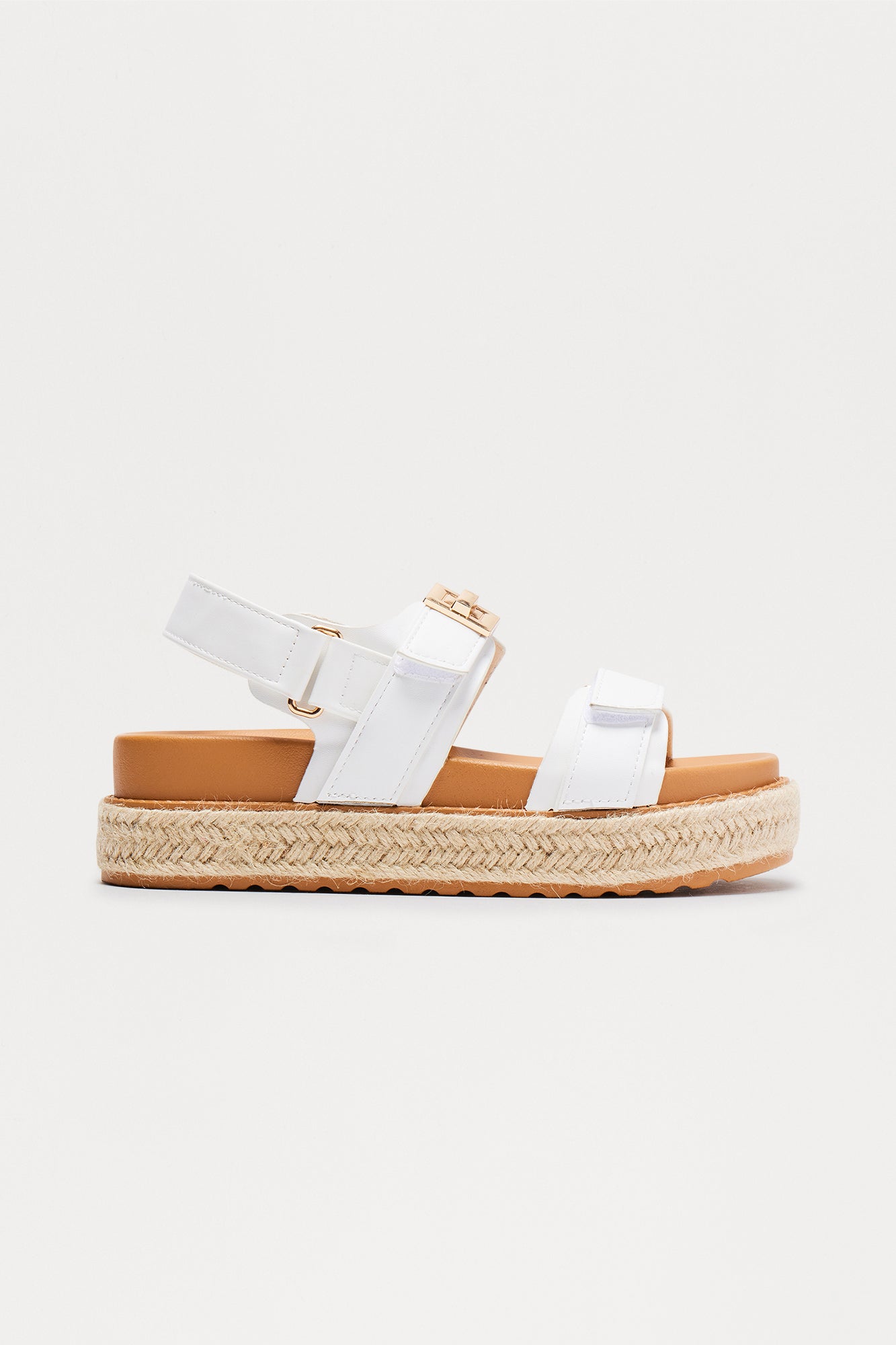 Pacific Coast Platform Sandals - White - Image 3