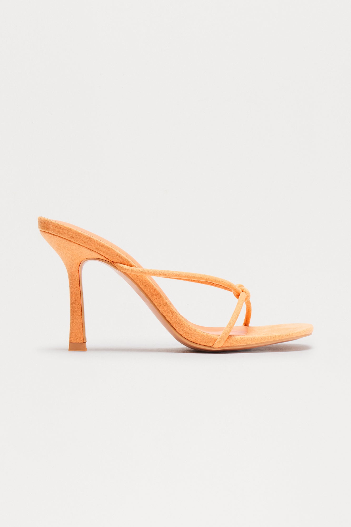 Talana Knot Heels - Orange - Image 3