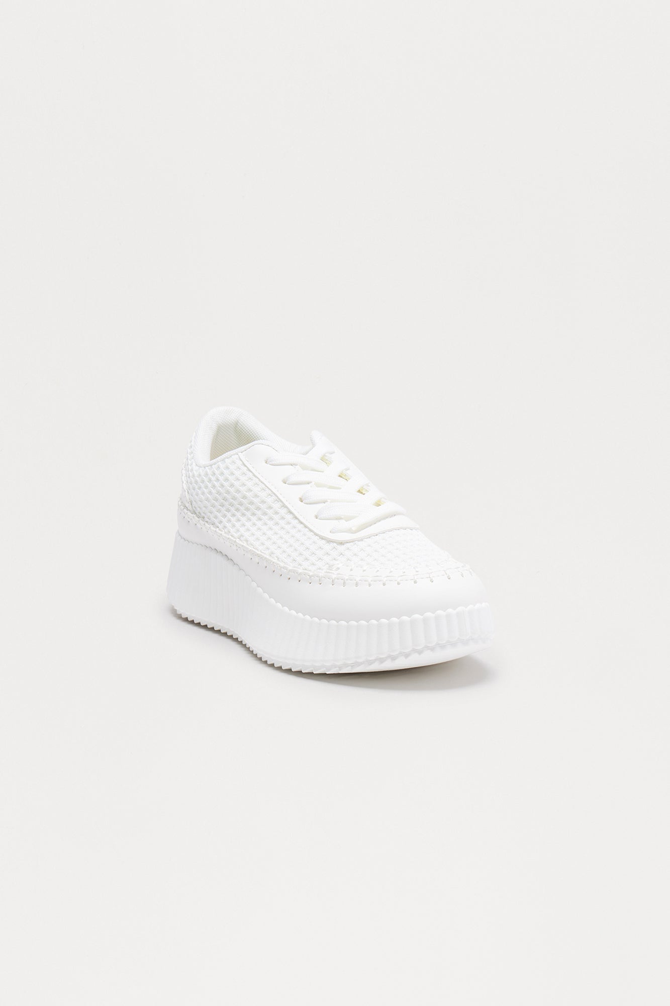 Manes Platform Sneakers - White - Image 3