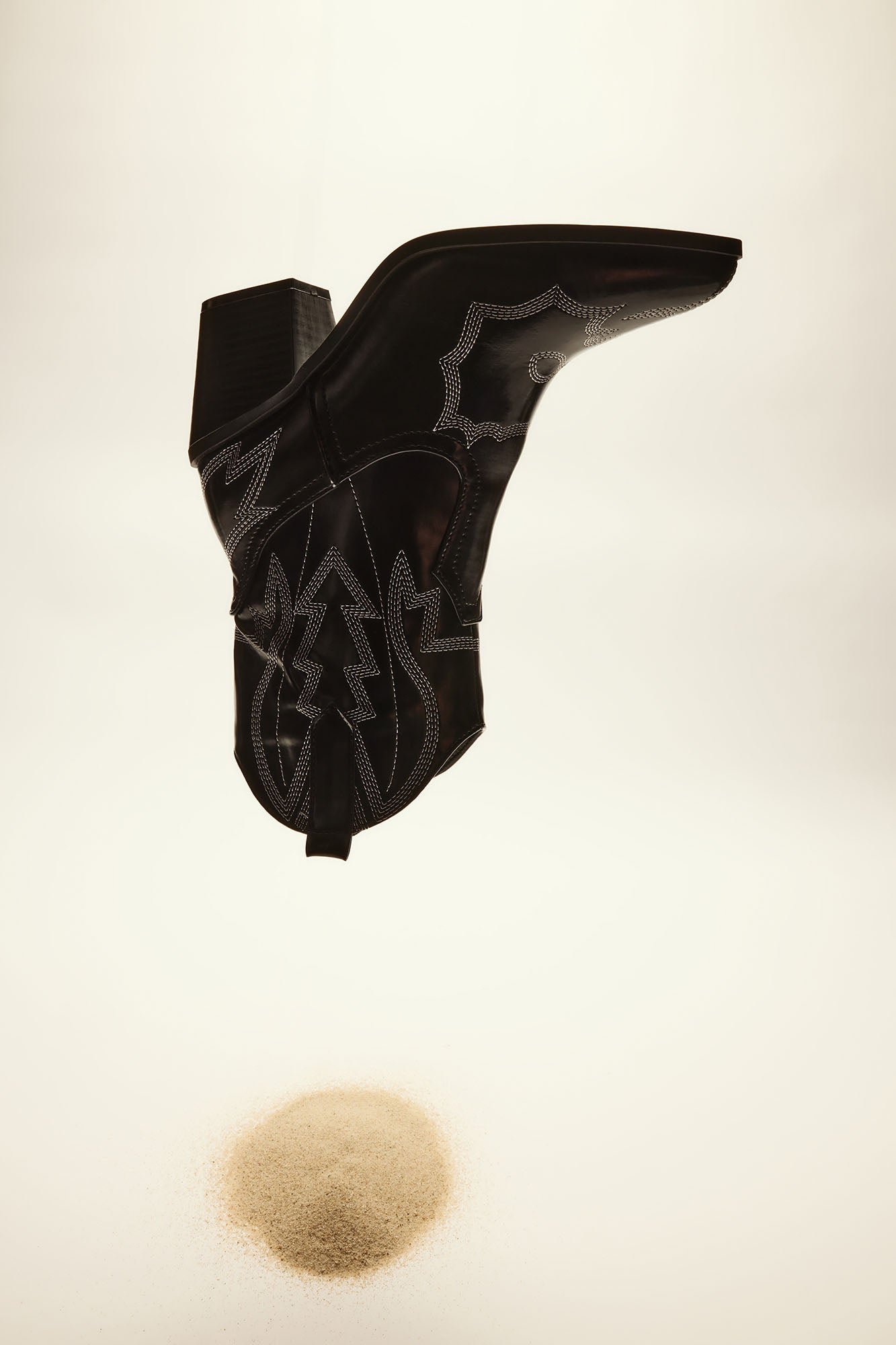 You And Me Cowboy Booties - Black - Image 3