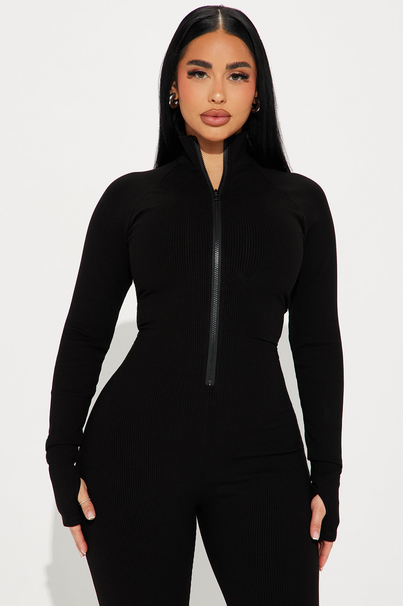 Juliet Snatched Jumpsuit - Black - Image 3