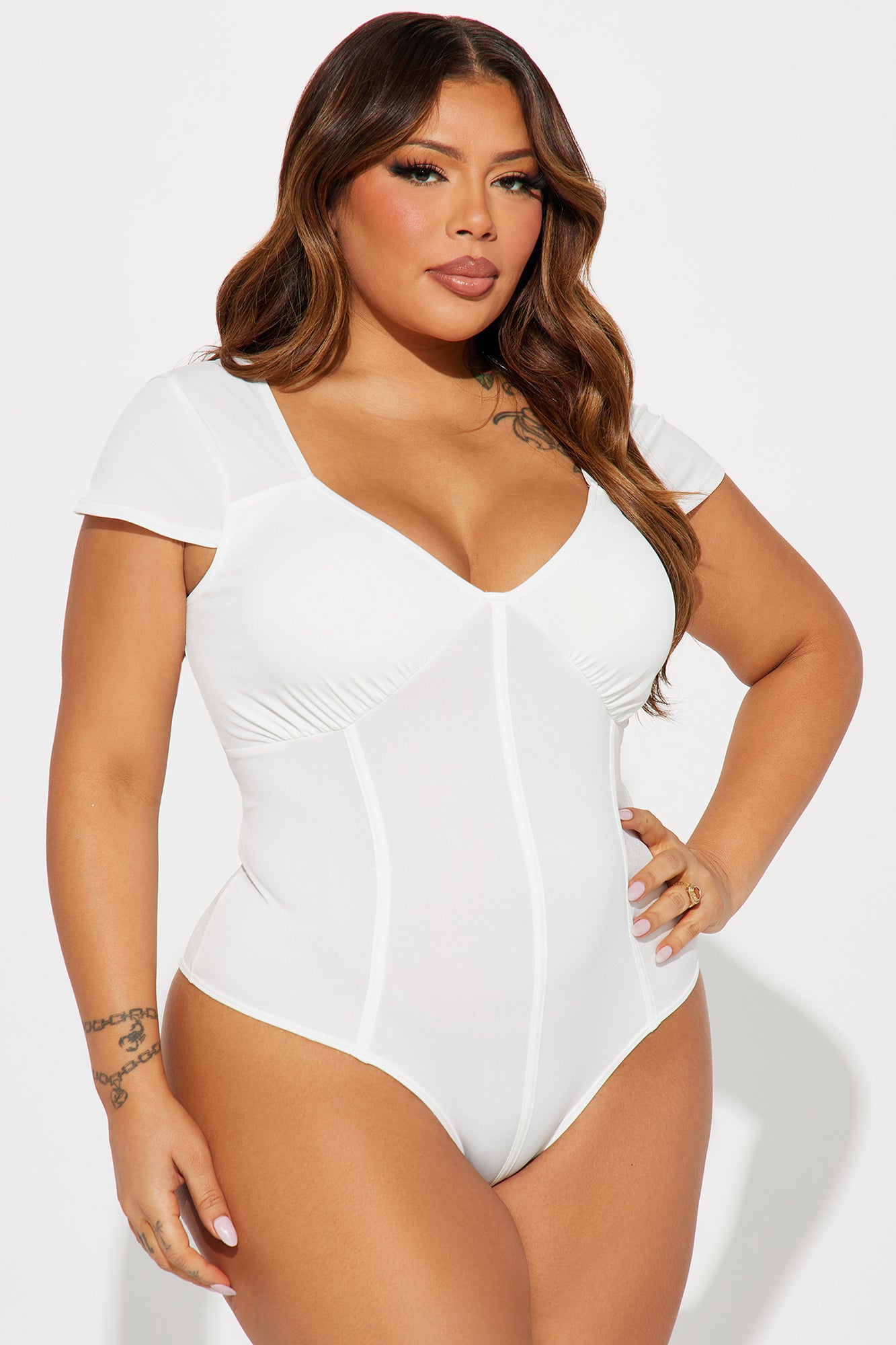 Catching Feelings For You Bodysuit - Ivory - Image 5