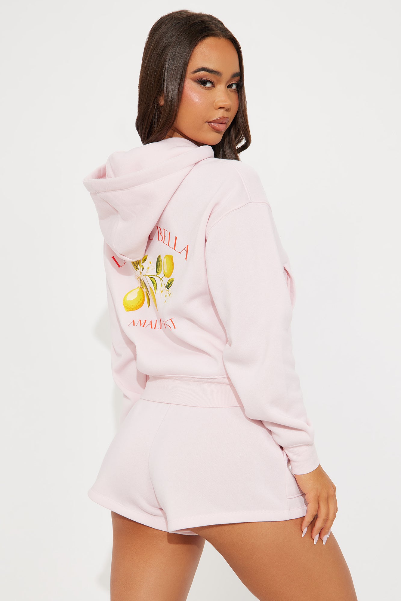 Coastal Taste 3 Piece Fleece Short Set - Lilac - Image 4