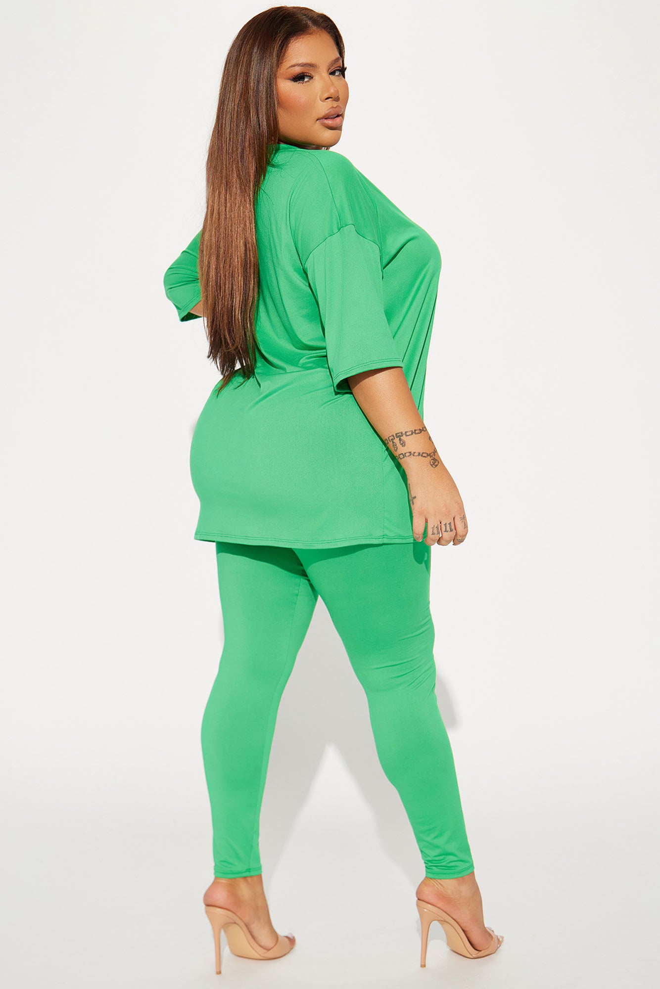 Weekend Vibes Legging Set - Green - Image 6