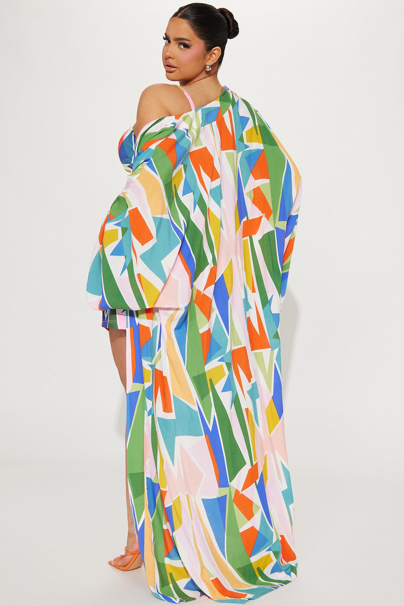 Charli 3 Piece Satin Short Set - Multi Color - Image 7