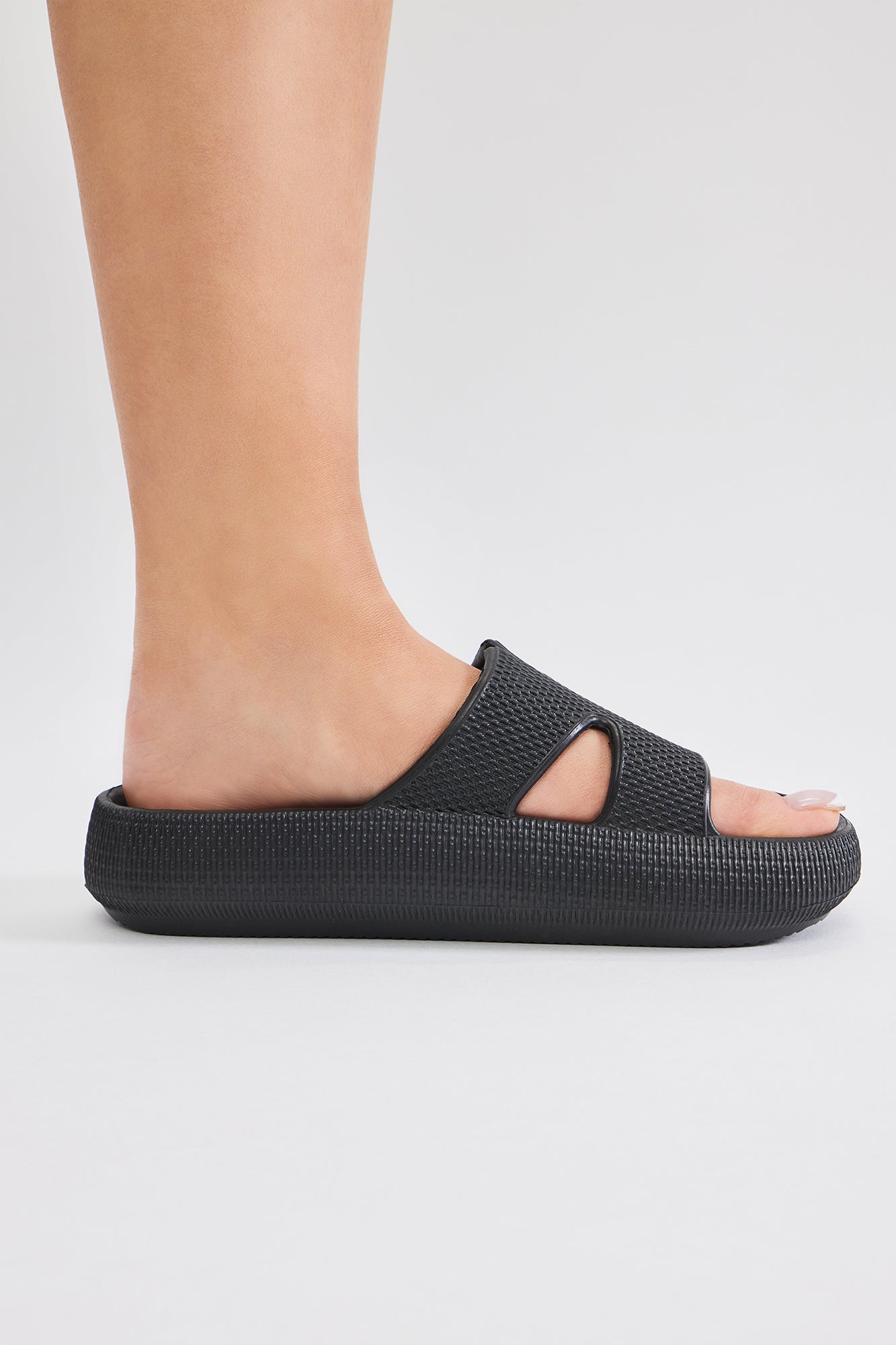 Can You Dig It Casual Slides - Black - Image 4