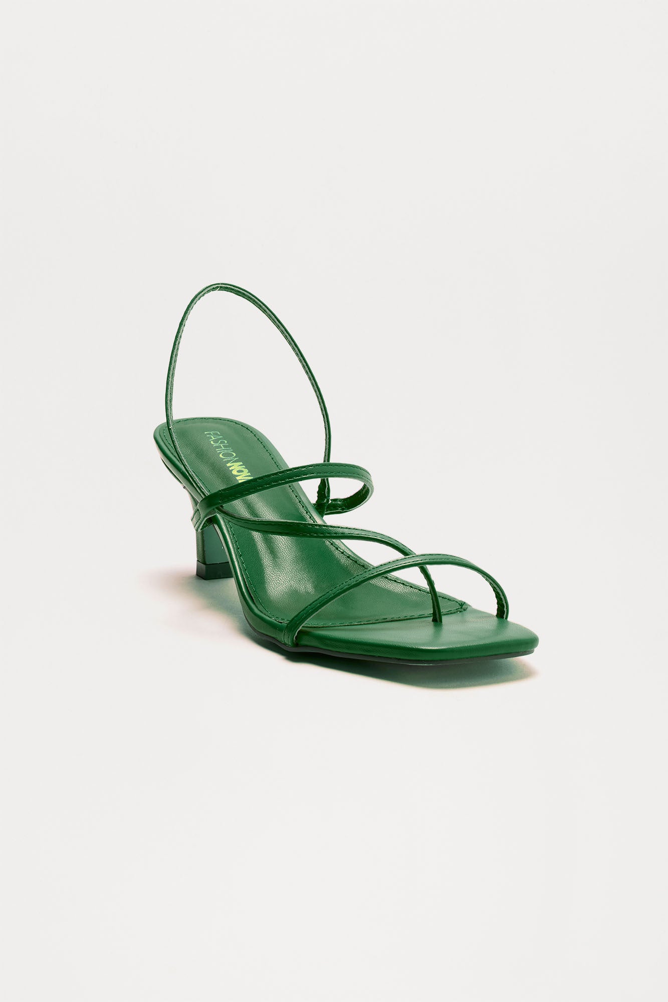 Dory Slingback Heeled Sandals - Green - Image 3