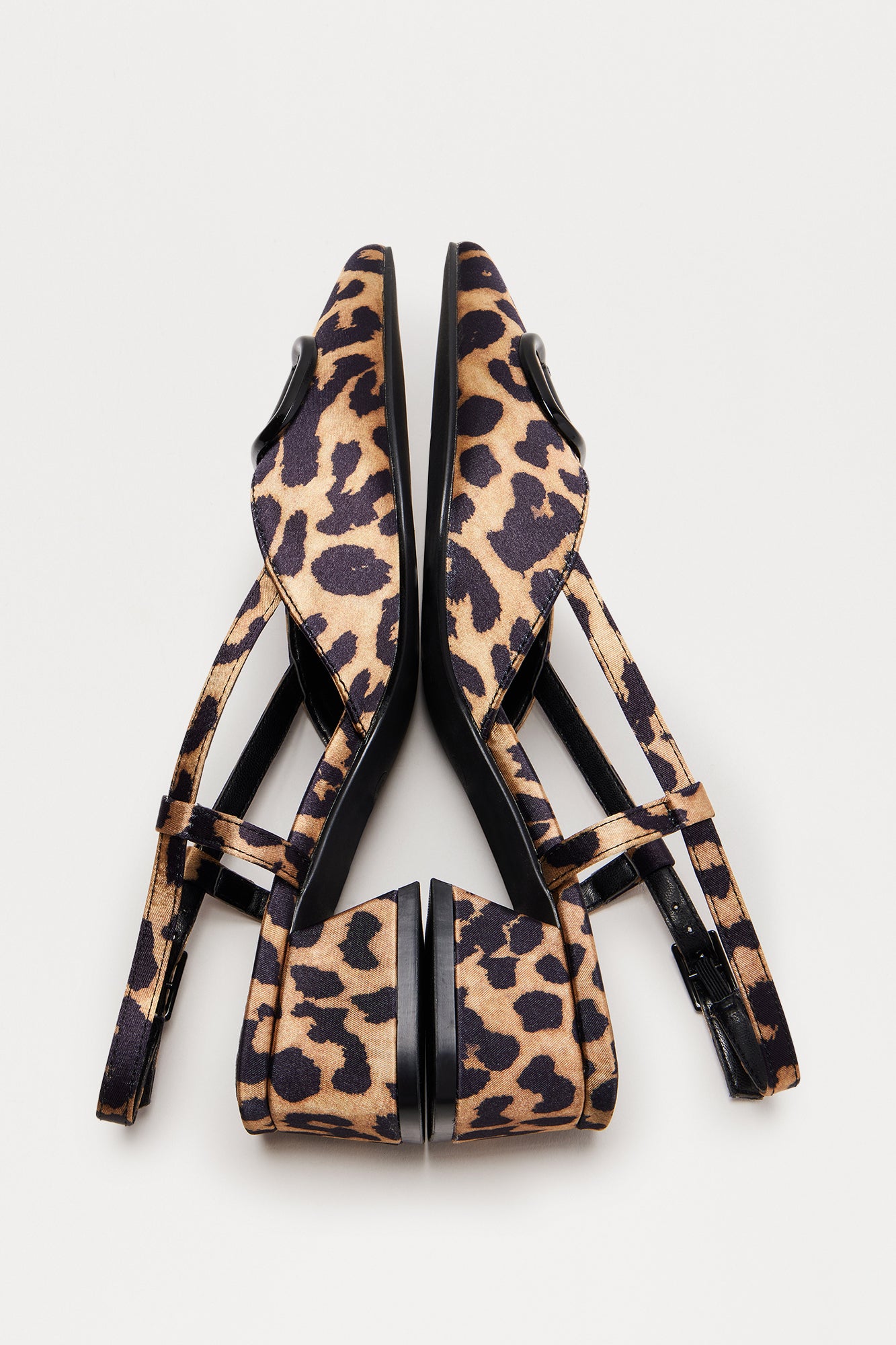 Clementine Slingback Kitten Heels - Leopard - Image 4