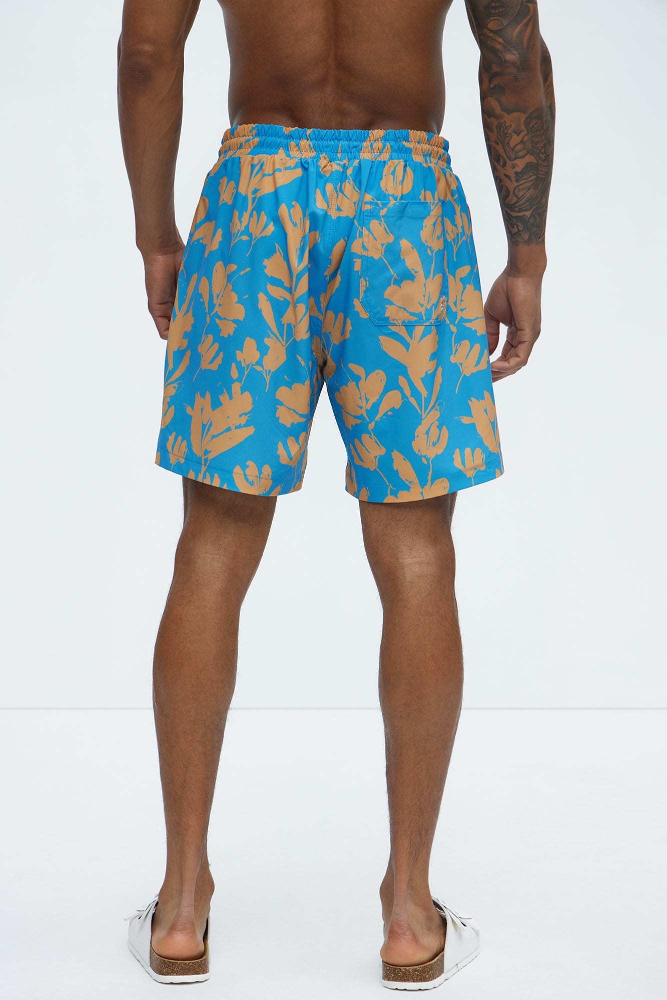 Bloom Off Swim Trunk - Blue/combo - Image 4
