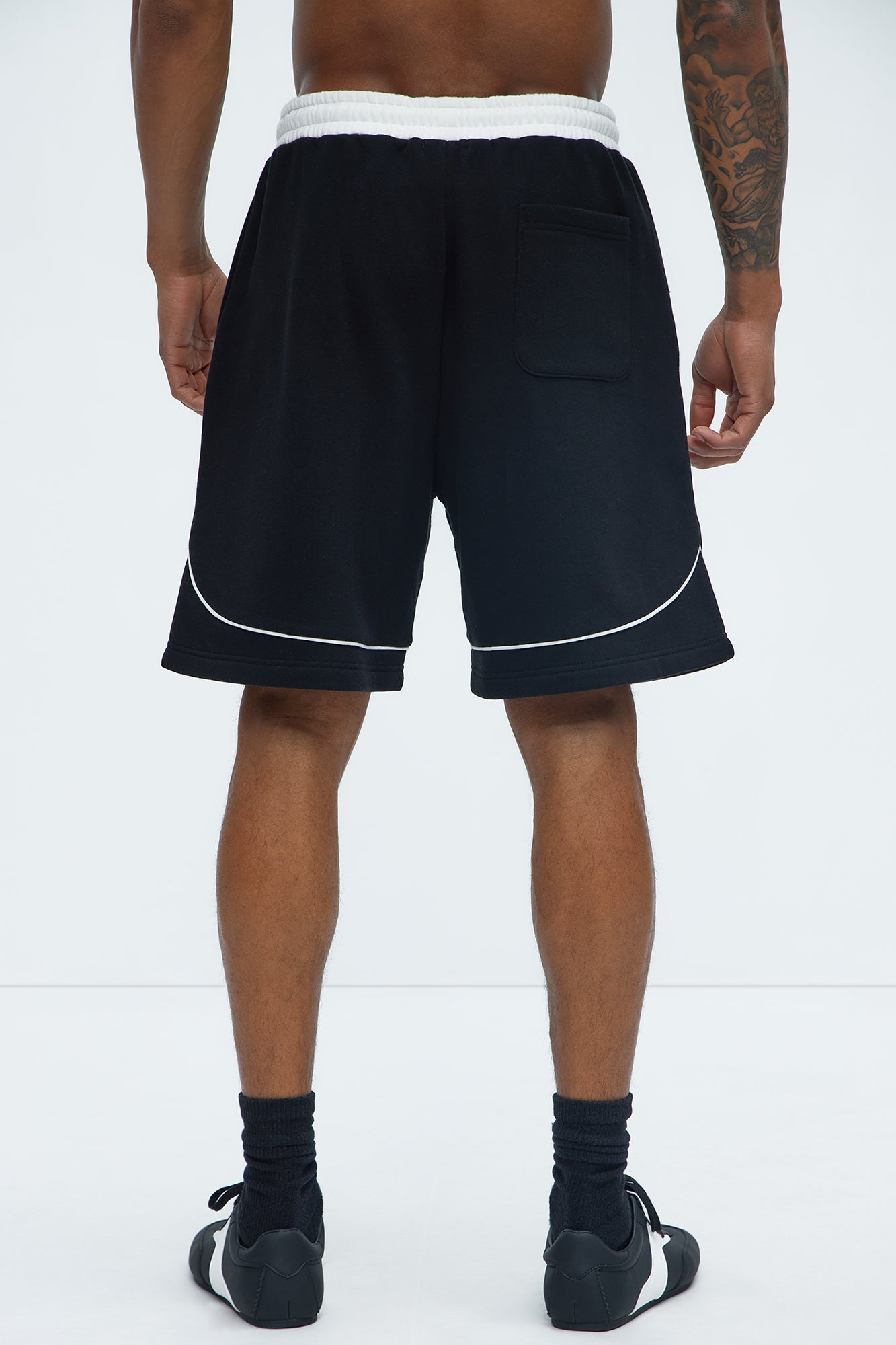 Galaxy Sweatshorts - Black/White - Image 5